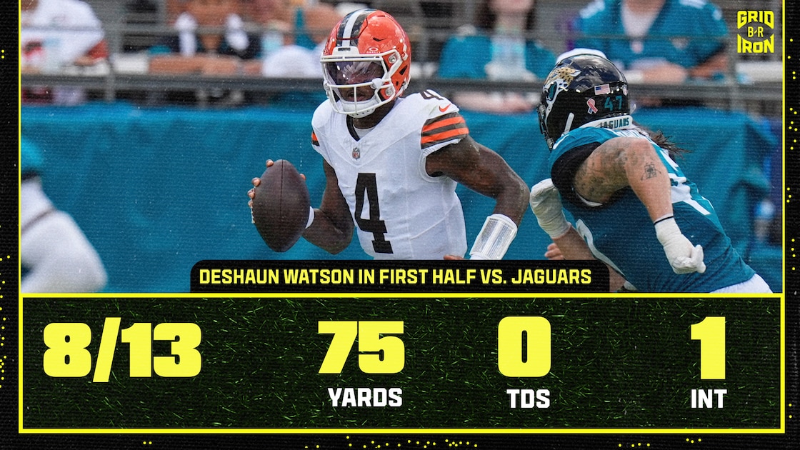 Deshaun Watson Benching for Shedeur Sanders Called for by NFL Fans as Browns Trolled in 1st Half