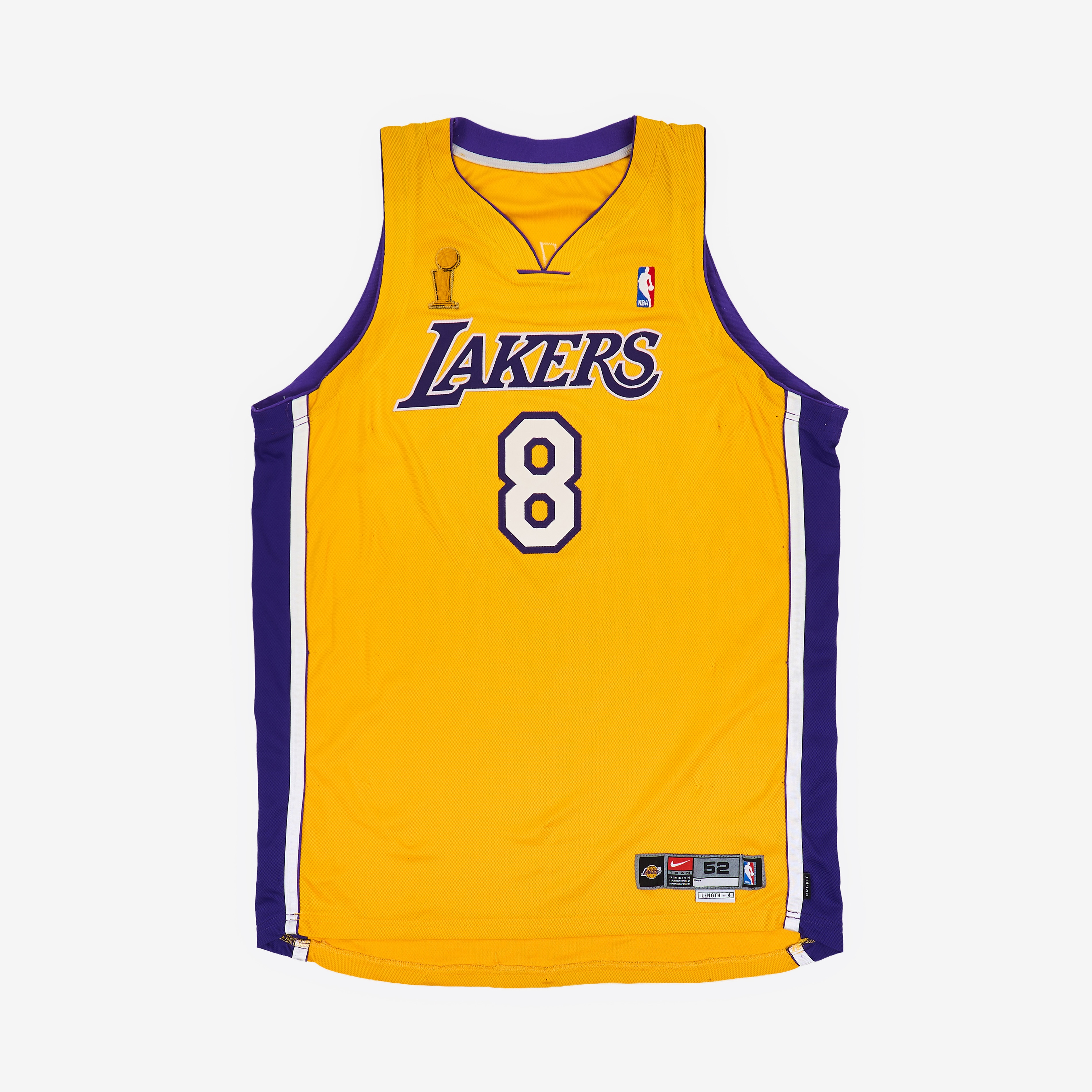 Ultra Rare Kobe Bryant Signed Jersey with NBA Finals Patch Could