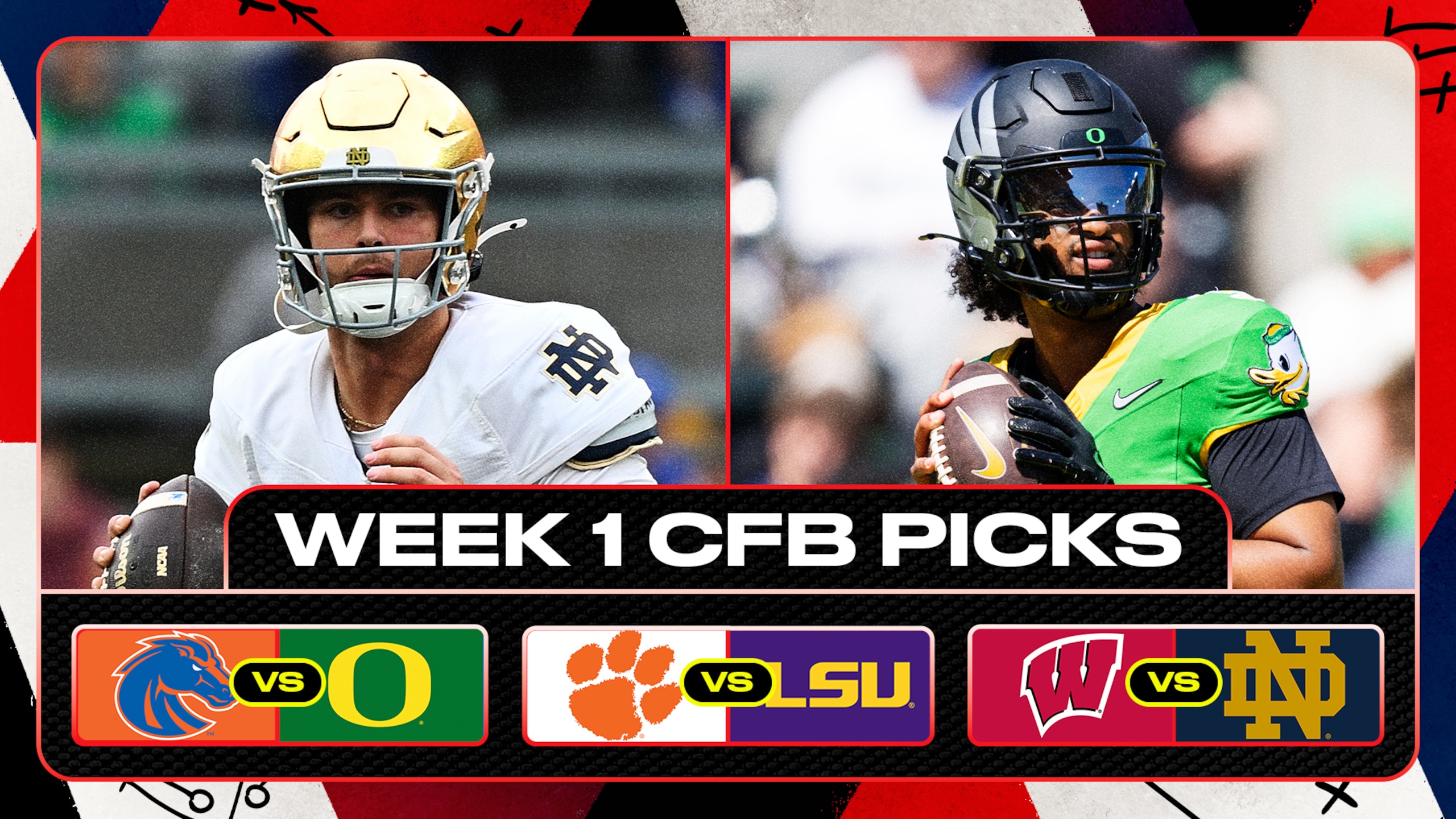 2026 Week 1 College Football Predictions for Every Game
