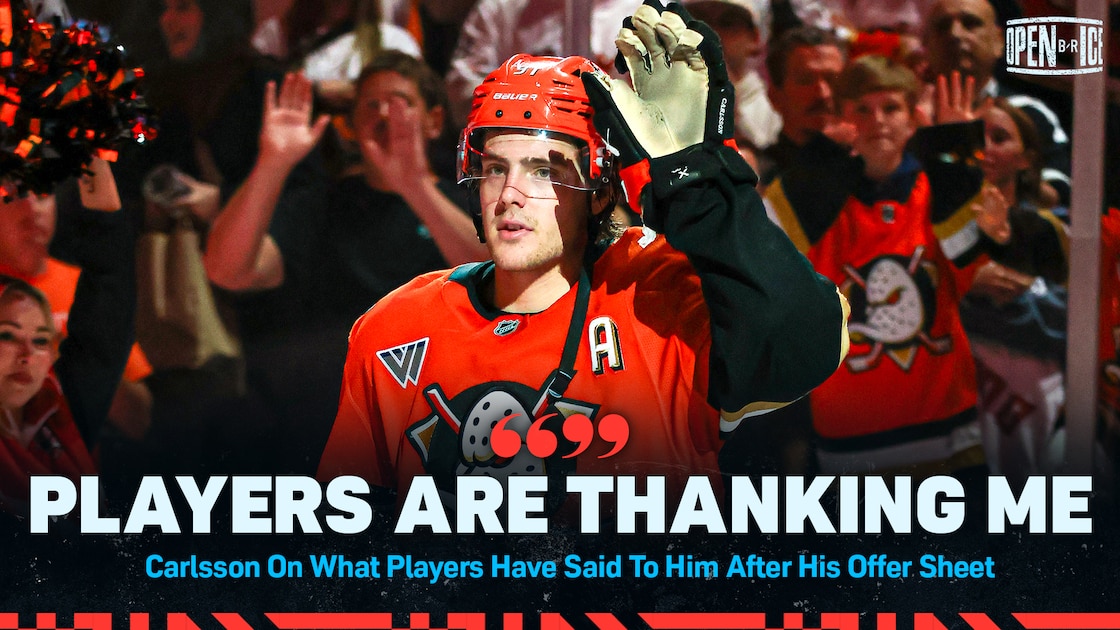 Leo Carlsson Says NHL 'Players Are Thanking Me' After Ducks Matched Historic Contract Offer Sheet
