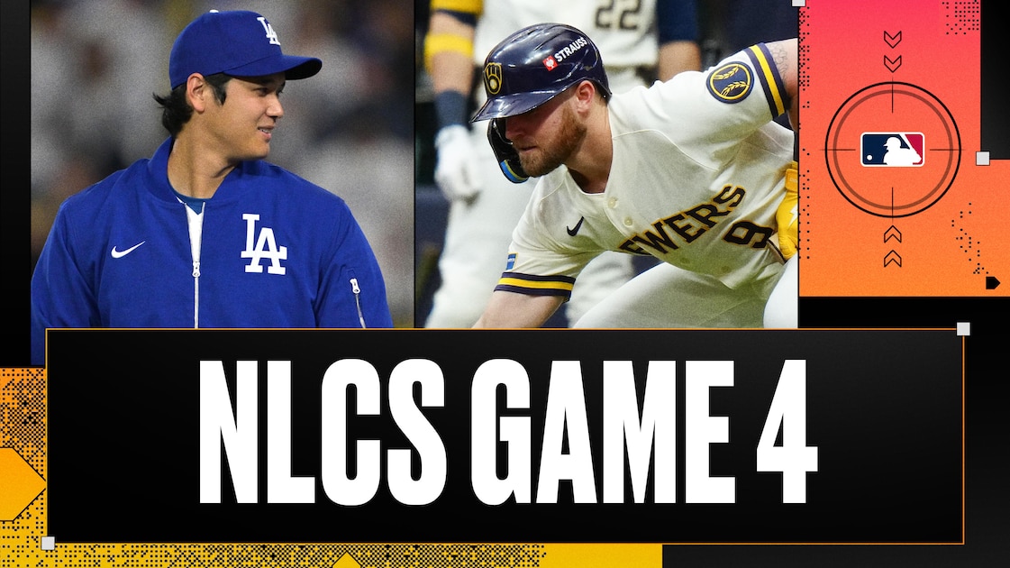 Dodgers line up Ohtani at leadoff as Brewers prepare for Game 4 trophy ceremony