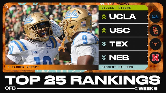 B/R's 2026 College Football Experts Top 25 Rankings After Week 6