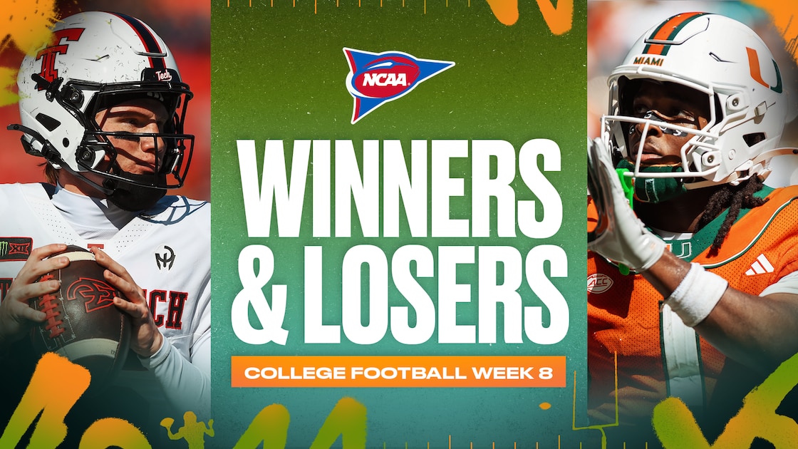 B/R's 2026 College Football Winners and Losers from Week 8