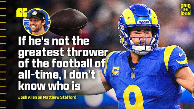 Josh Allen Praises Matthew Stafford in Video After Bills-Rams ...