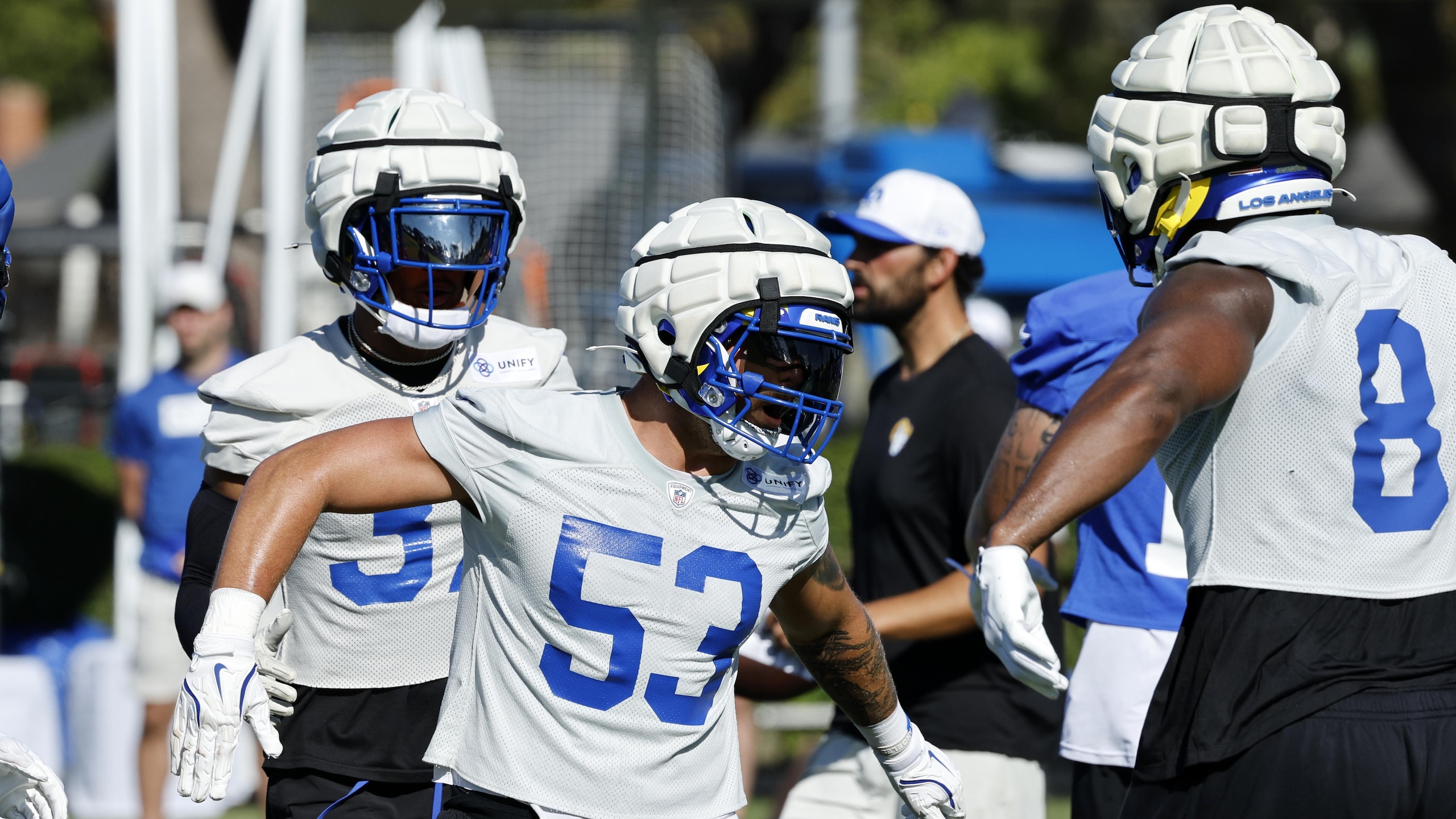 Rams Camp Football