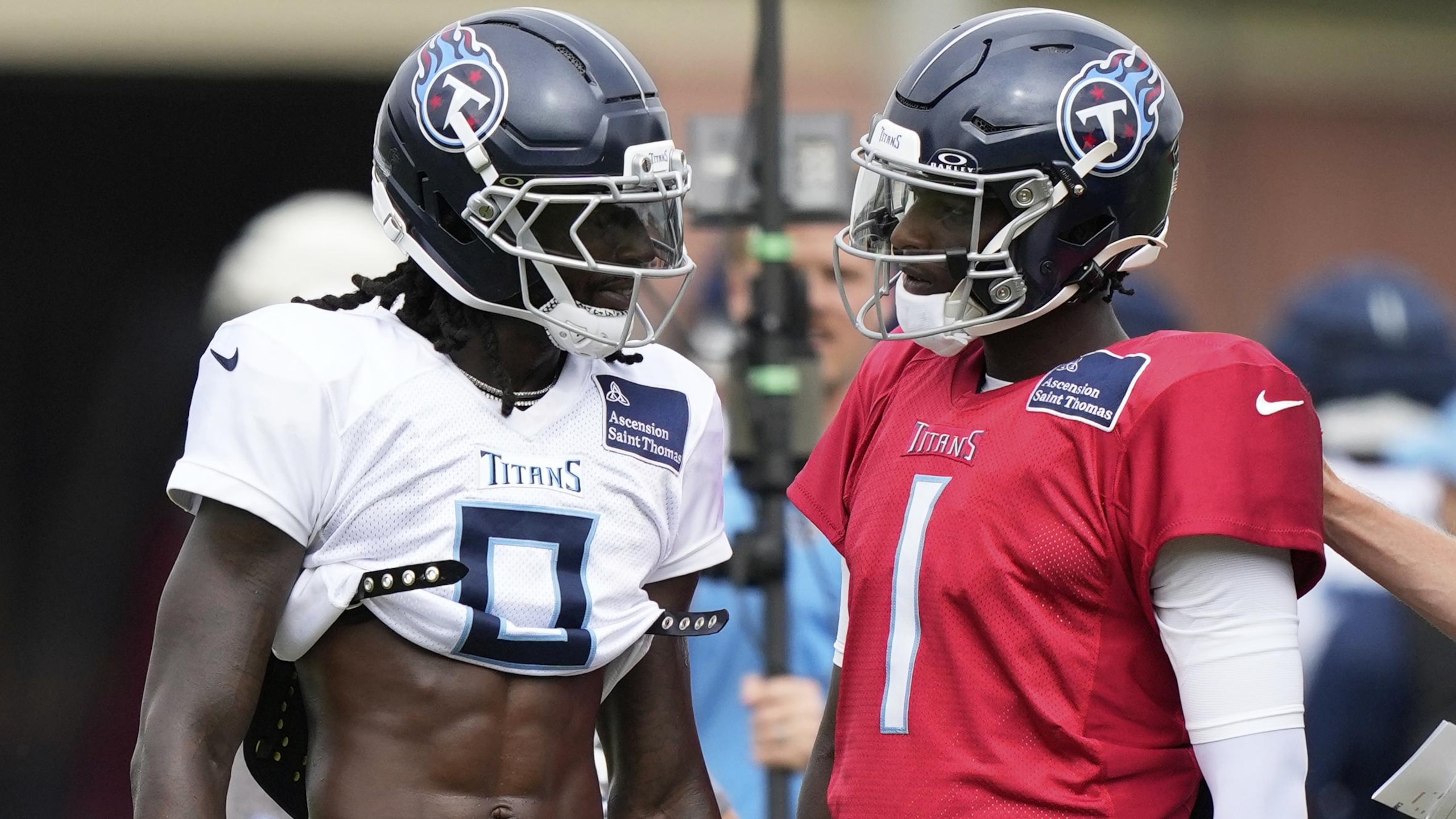 Titans Falcons Joint Practice