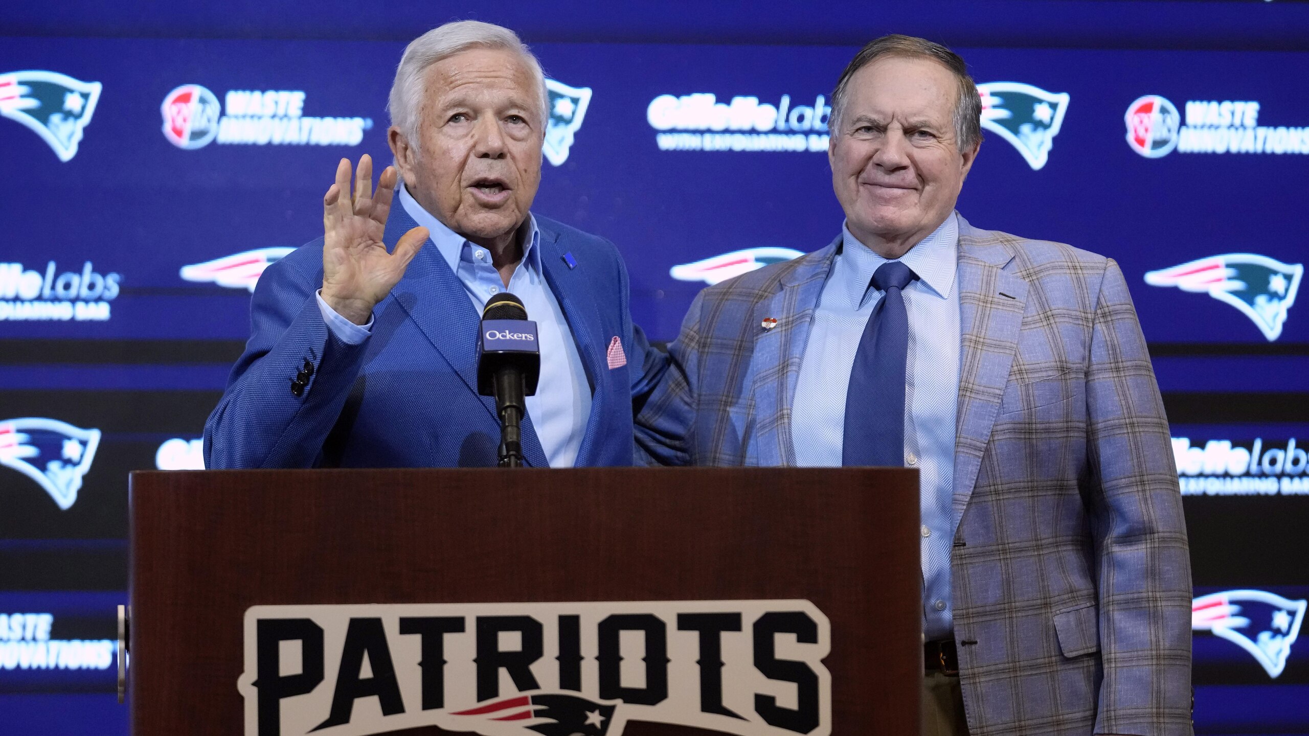 Patriots Belichick Football