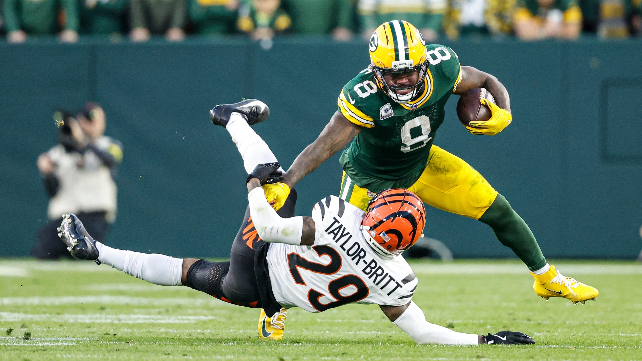 Bengals Packers Football