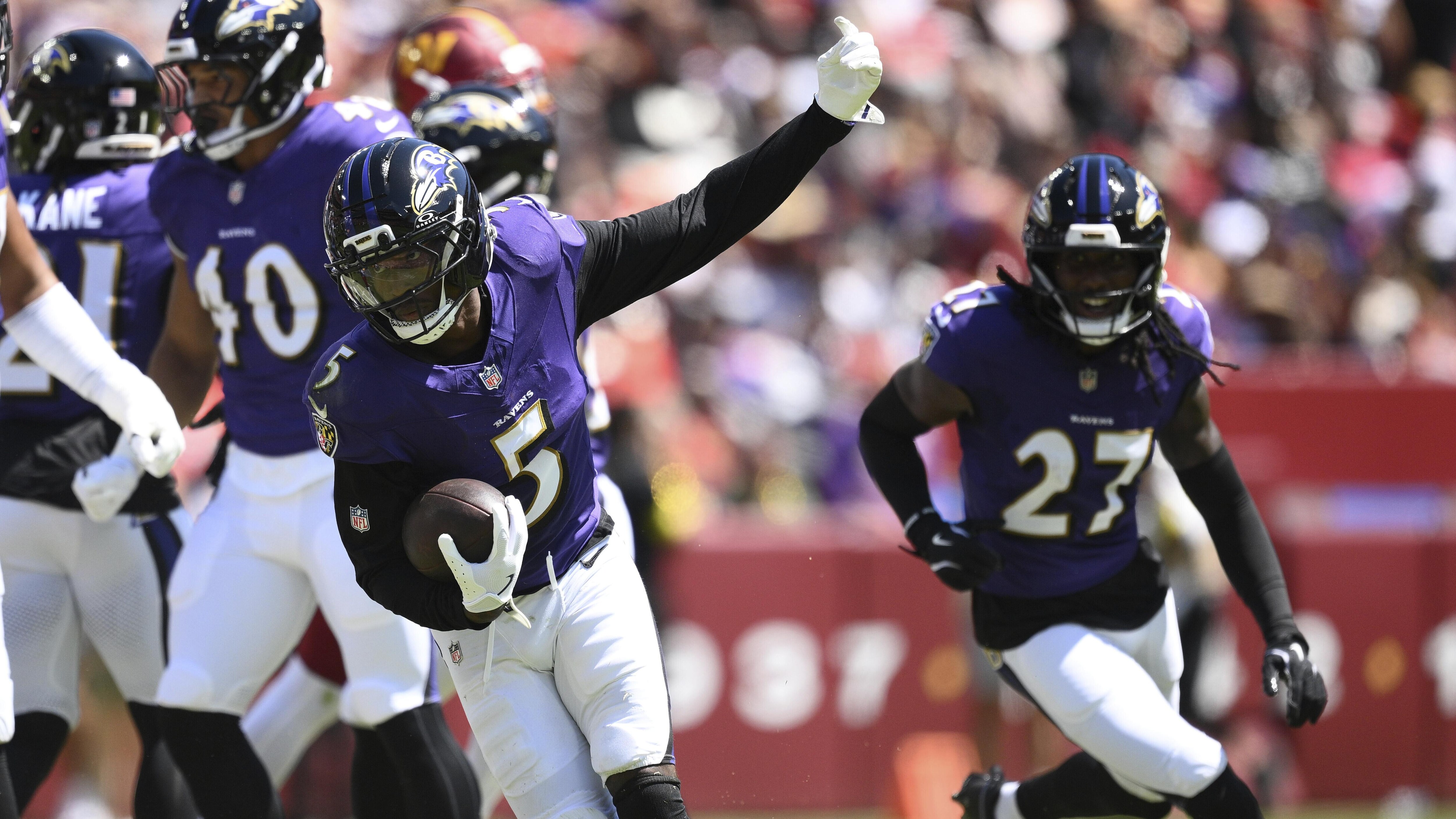 Ravens Commanders Football