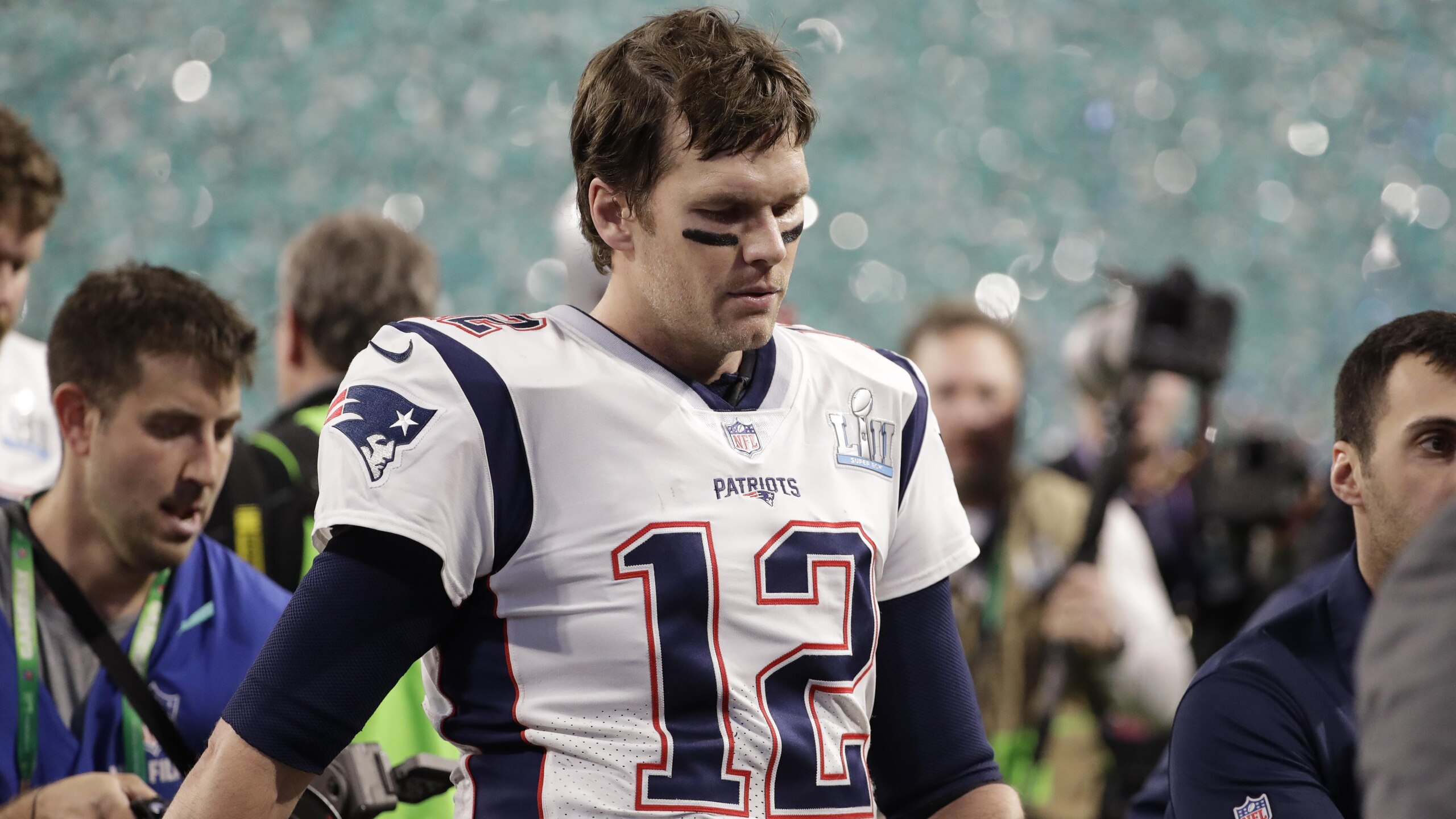 Eagles Patriots Super Bowl Football