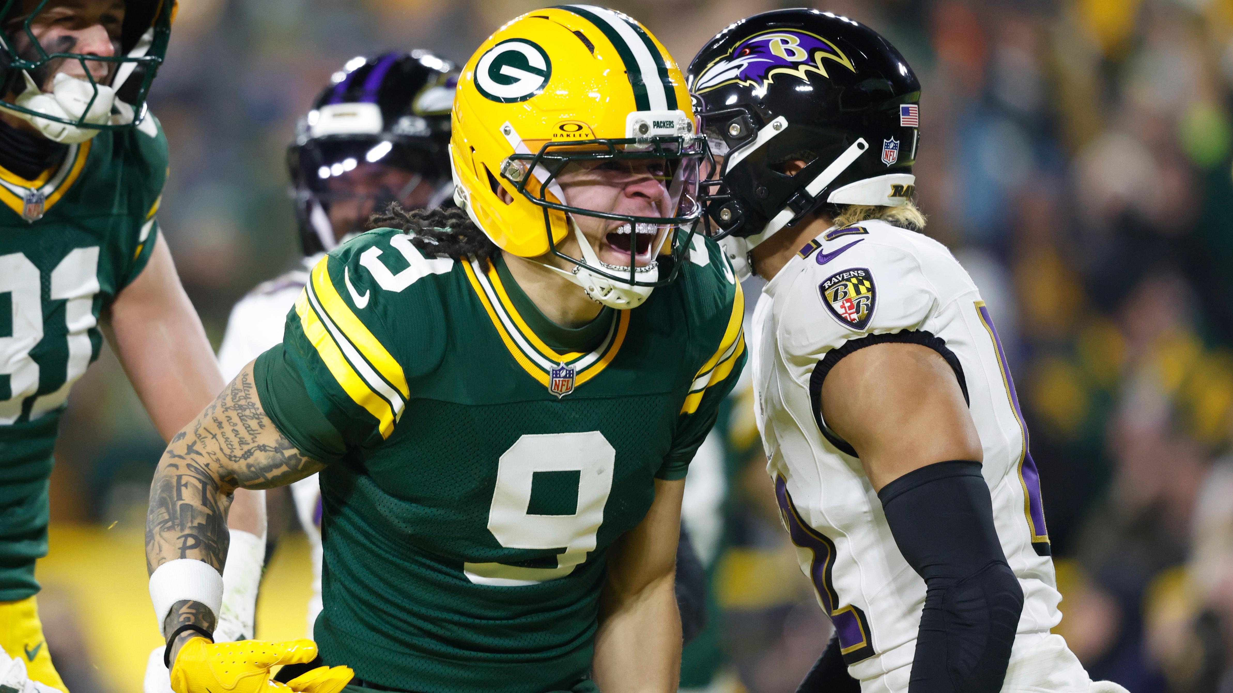 Ravens Packers Football