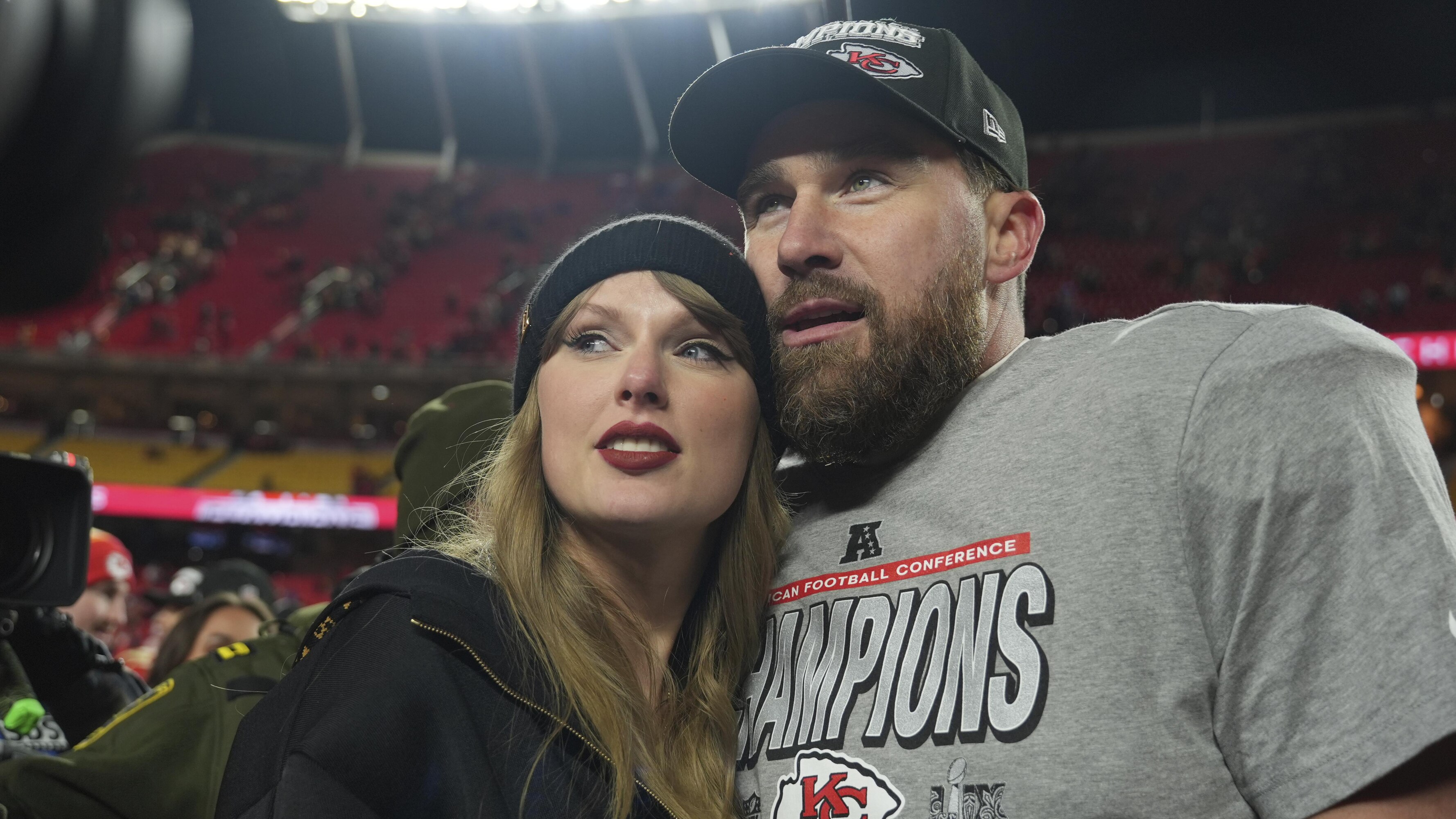 Travis Kelce Joins Taylor Swift for 'Opalite' Remix