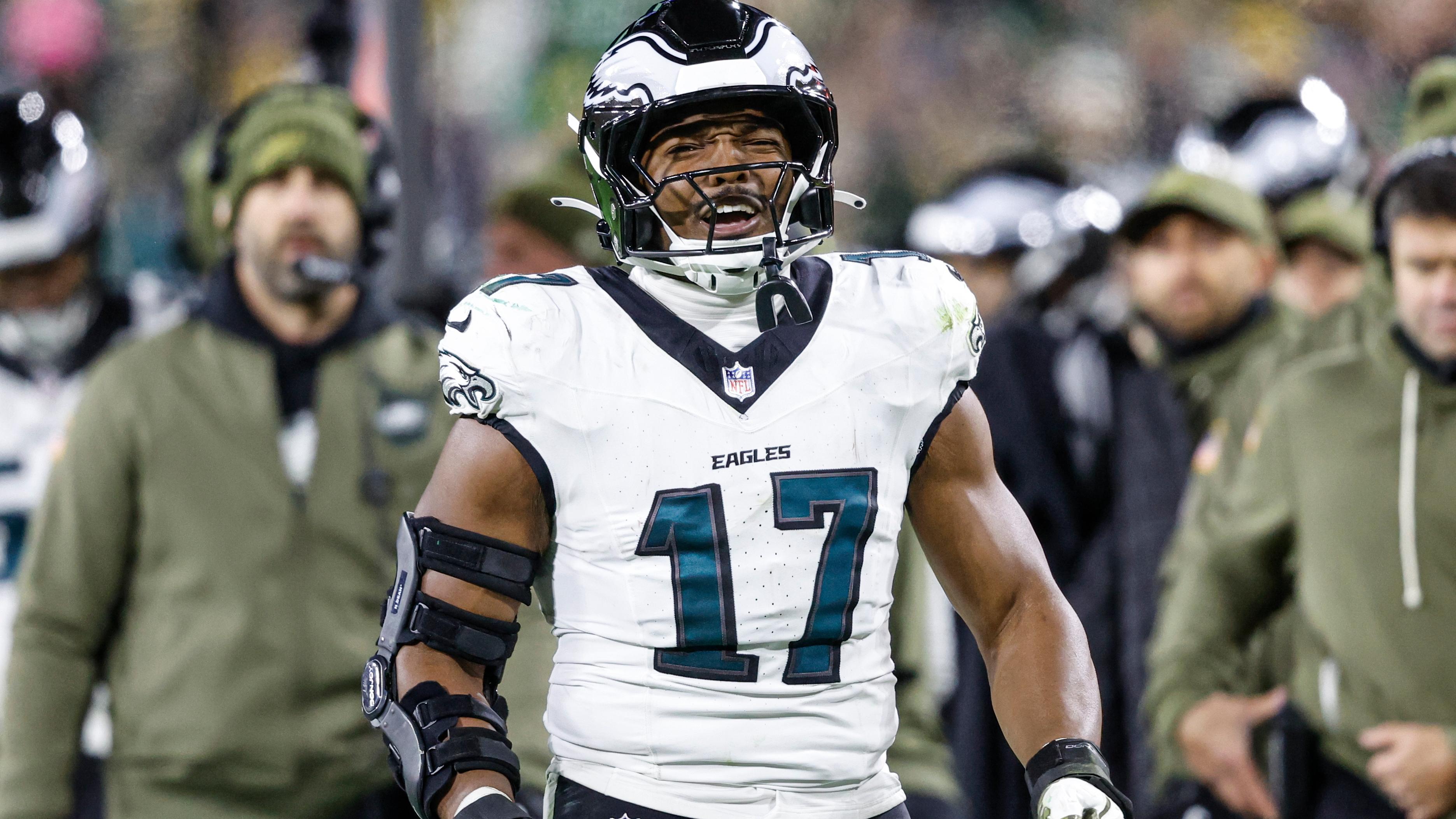 Eagles Packers Football