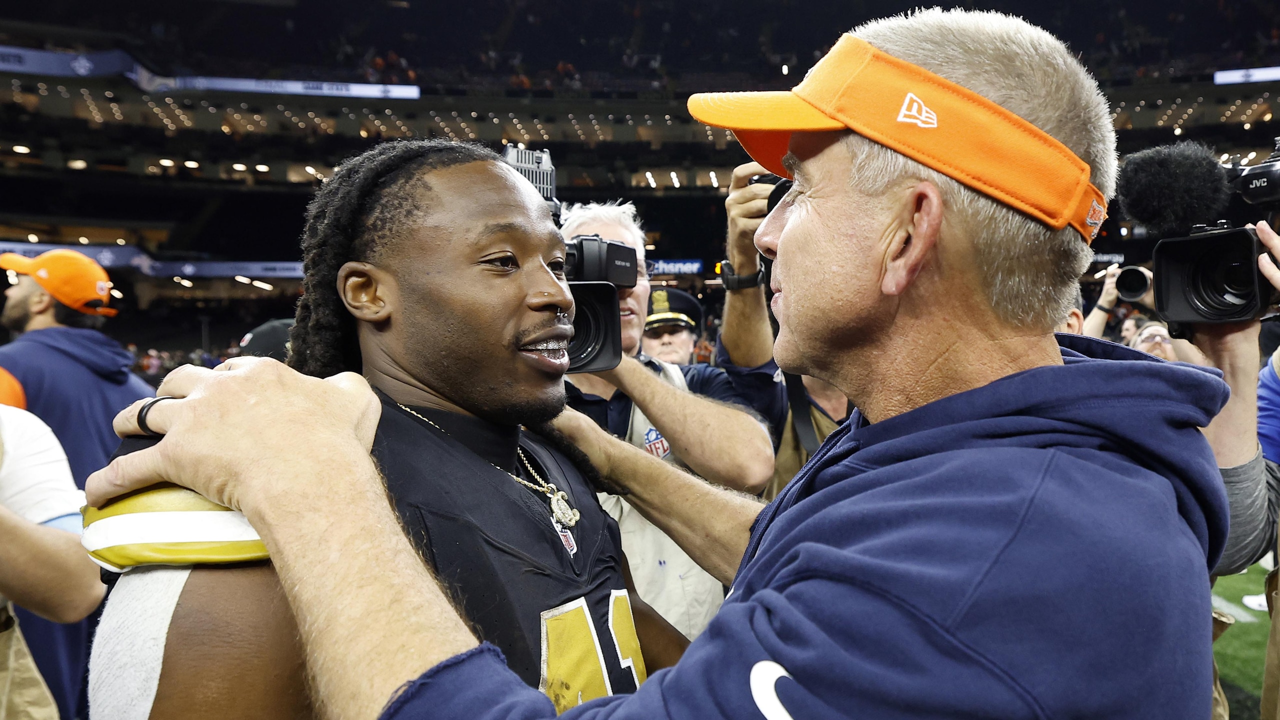 Broncos Saints Football
