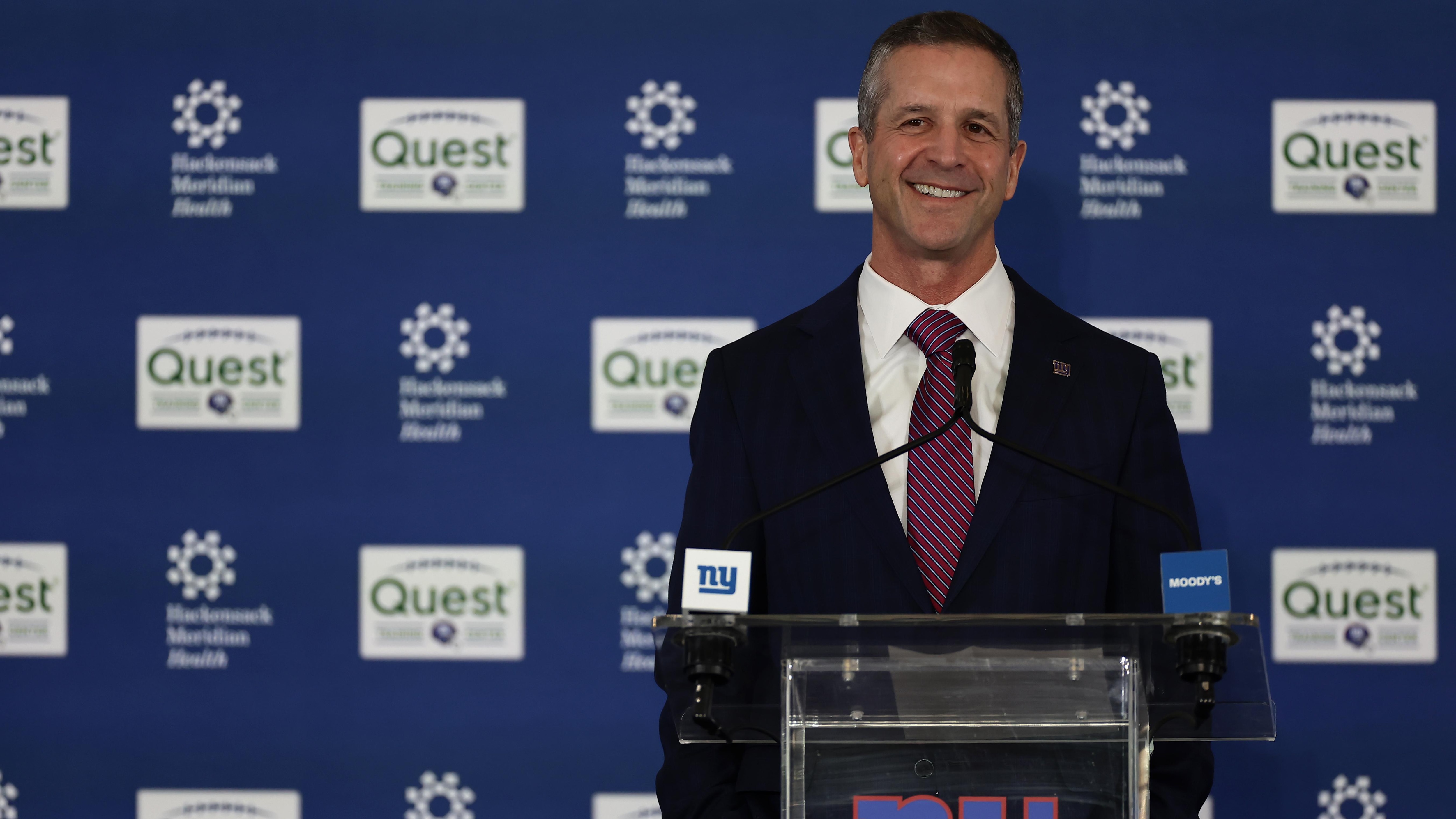 Giants Harbaugh Football