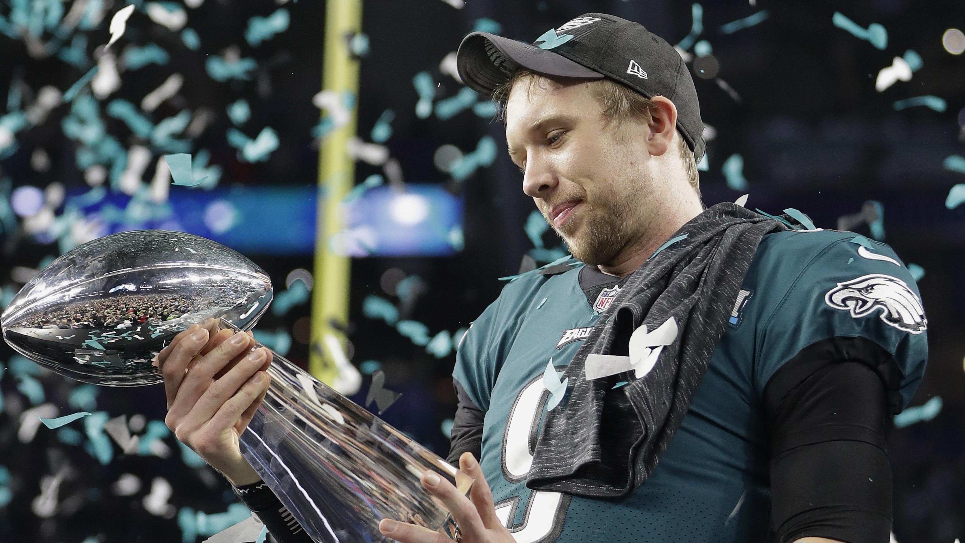 Eagles Patriots Super Bowl Football