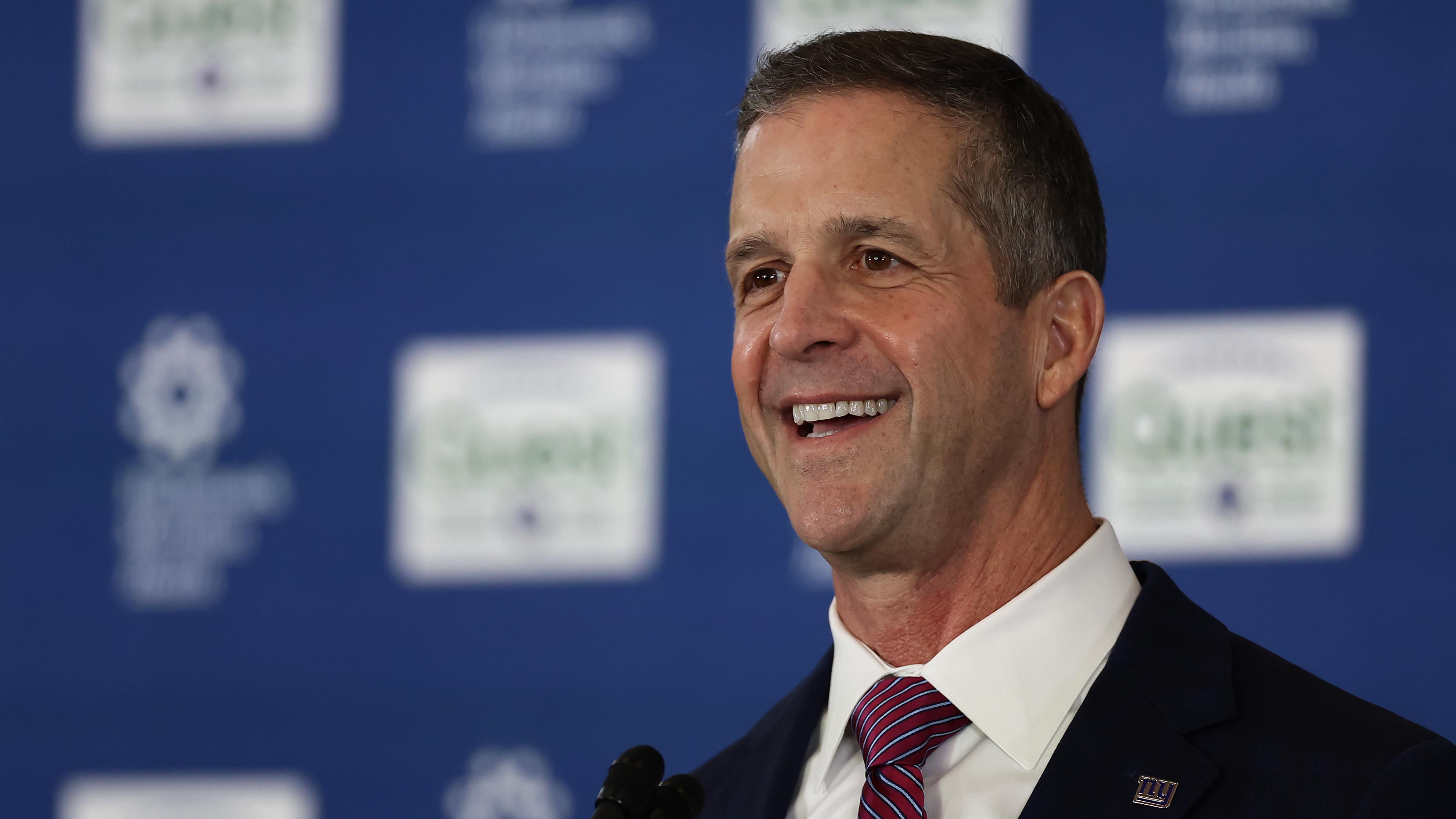 Giants Harbaugh Football