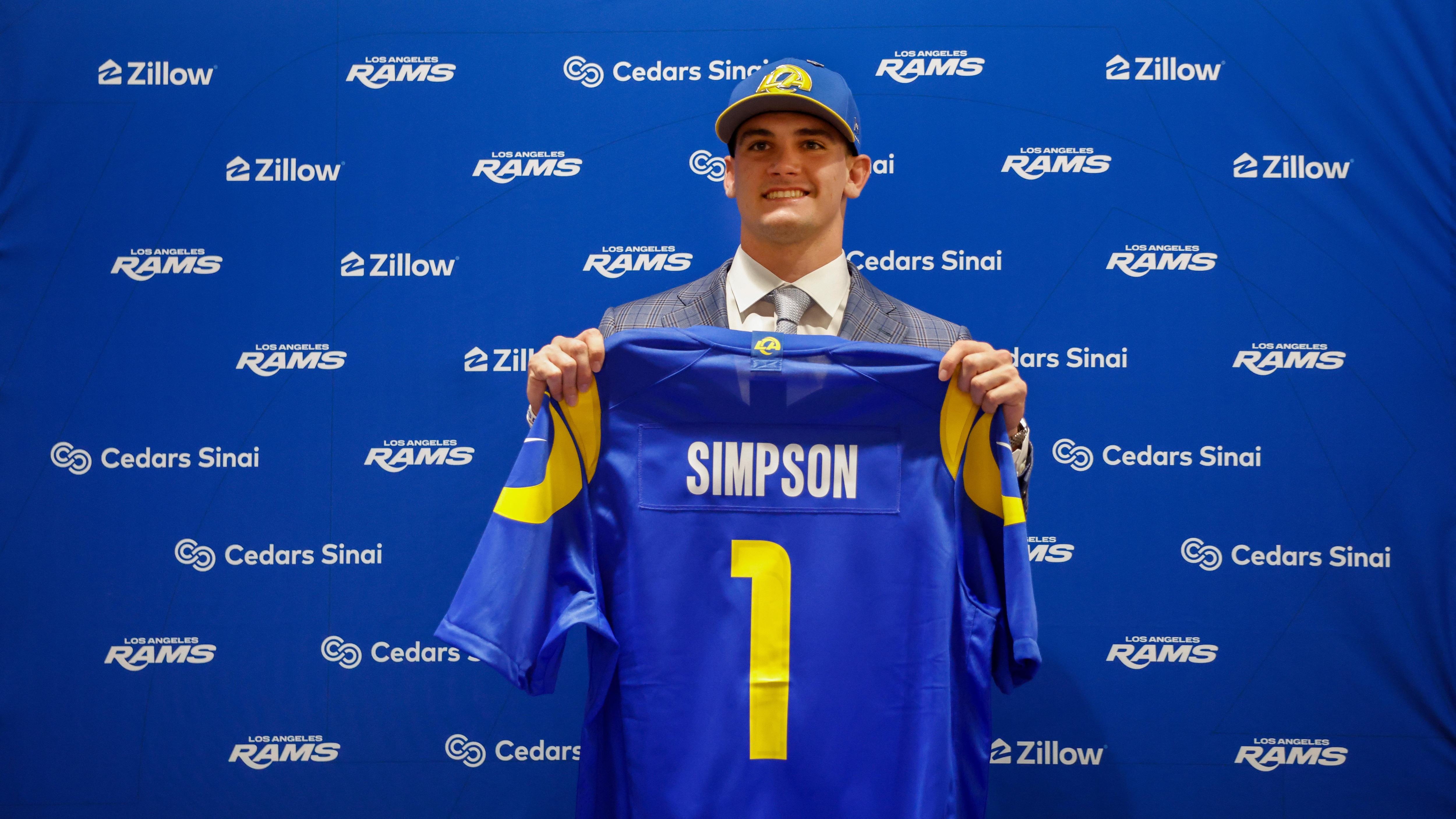 Rams Leapfrogged Cards for Simpson