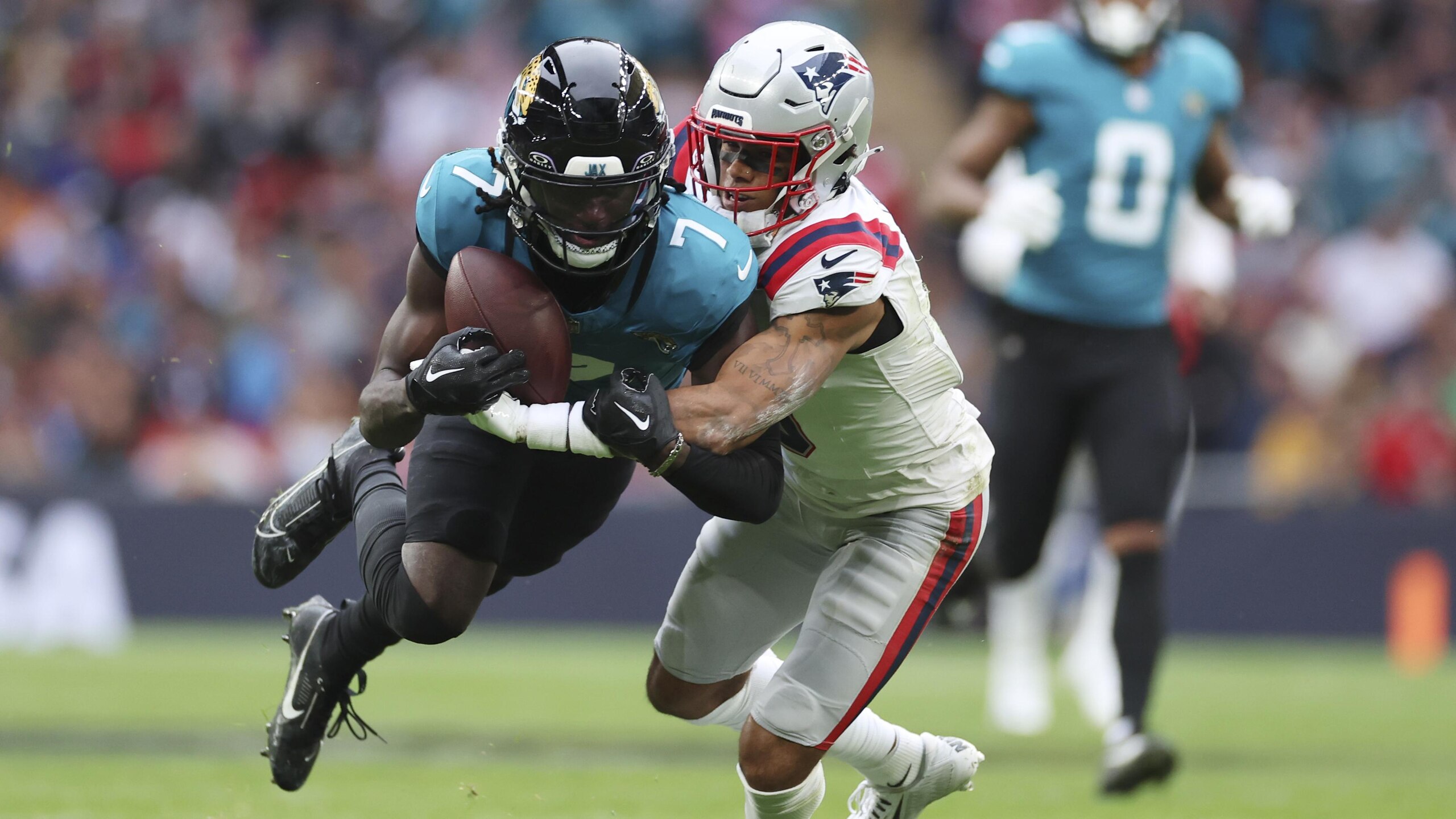 APTOPIX Patriots Jaguars Football