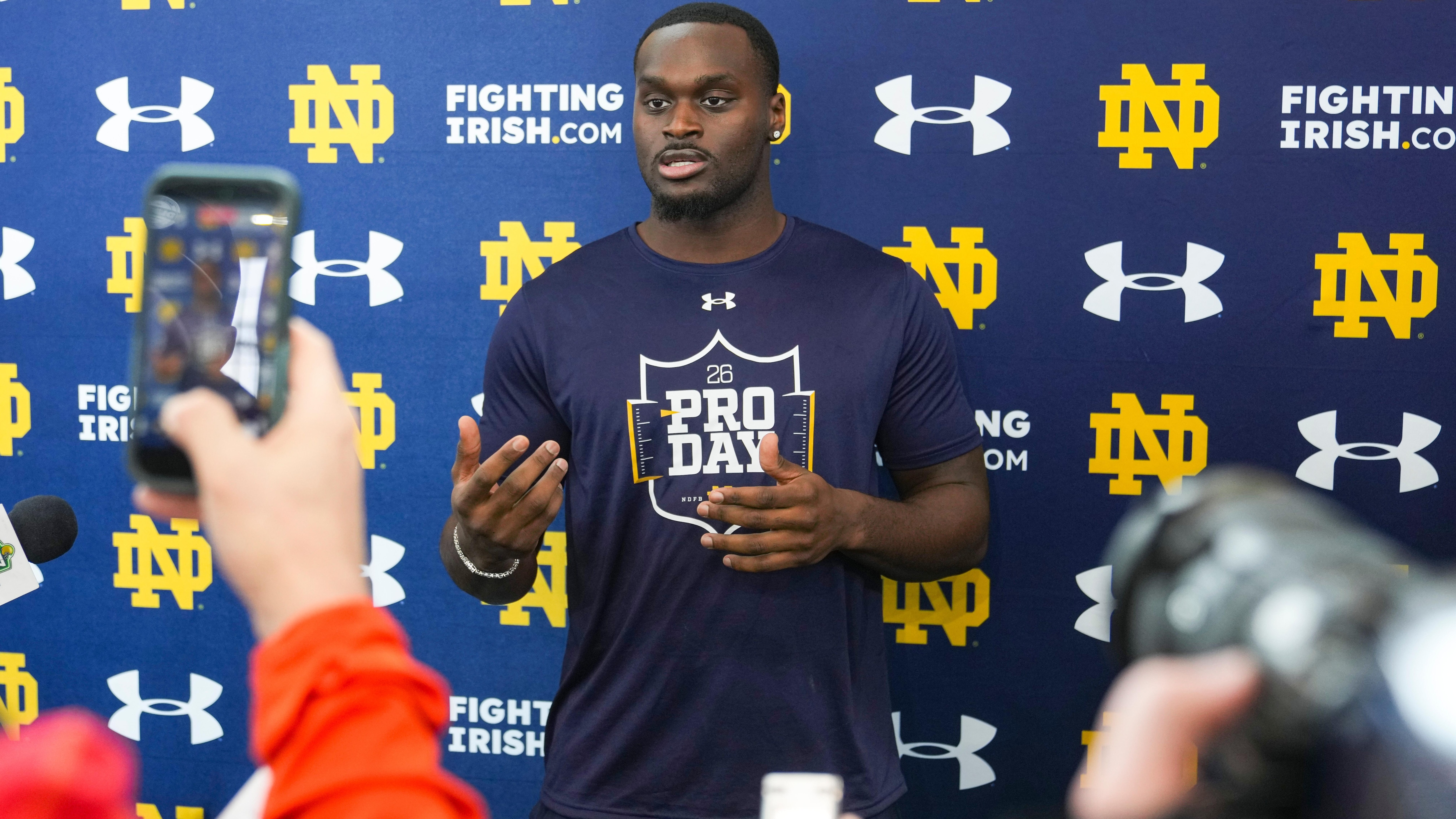 Notre Dame Pro Day Football