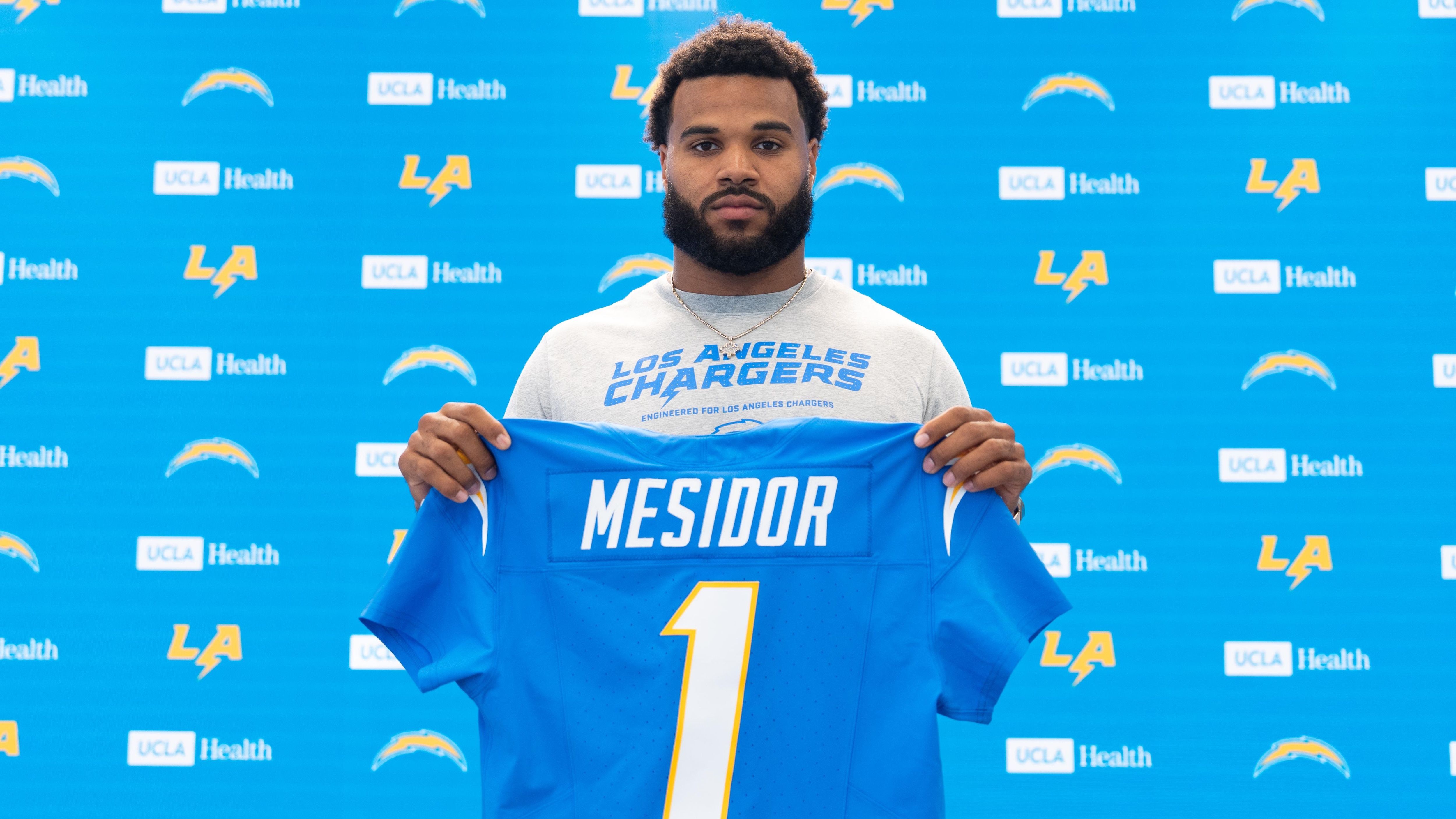 Chargers Draft Mesidor Football