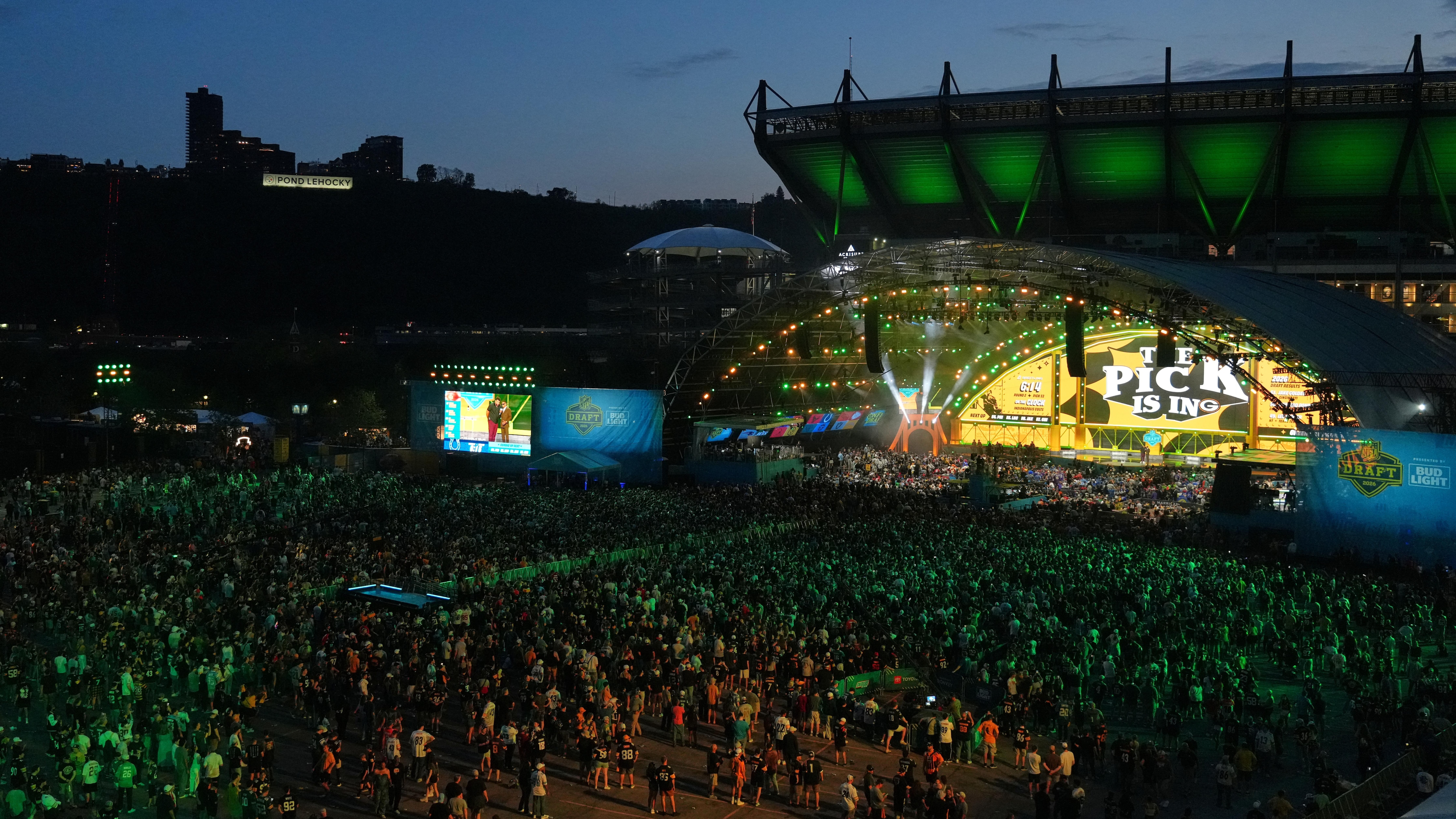 APTOPIX NFL Draft Football