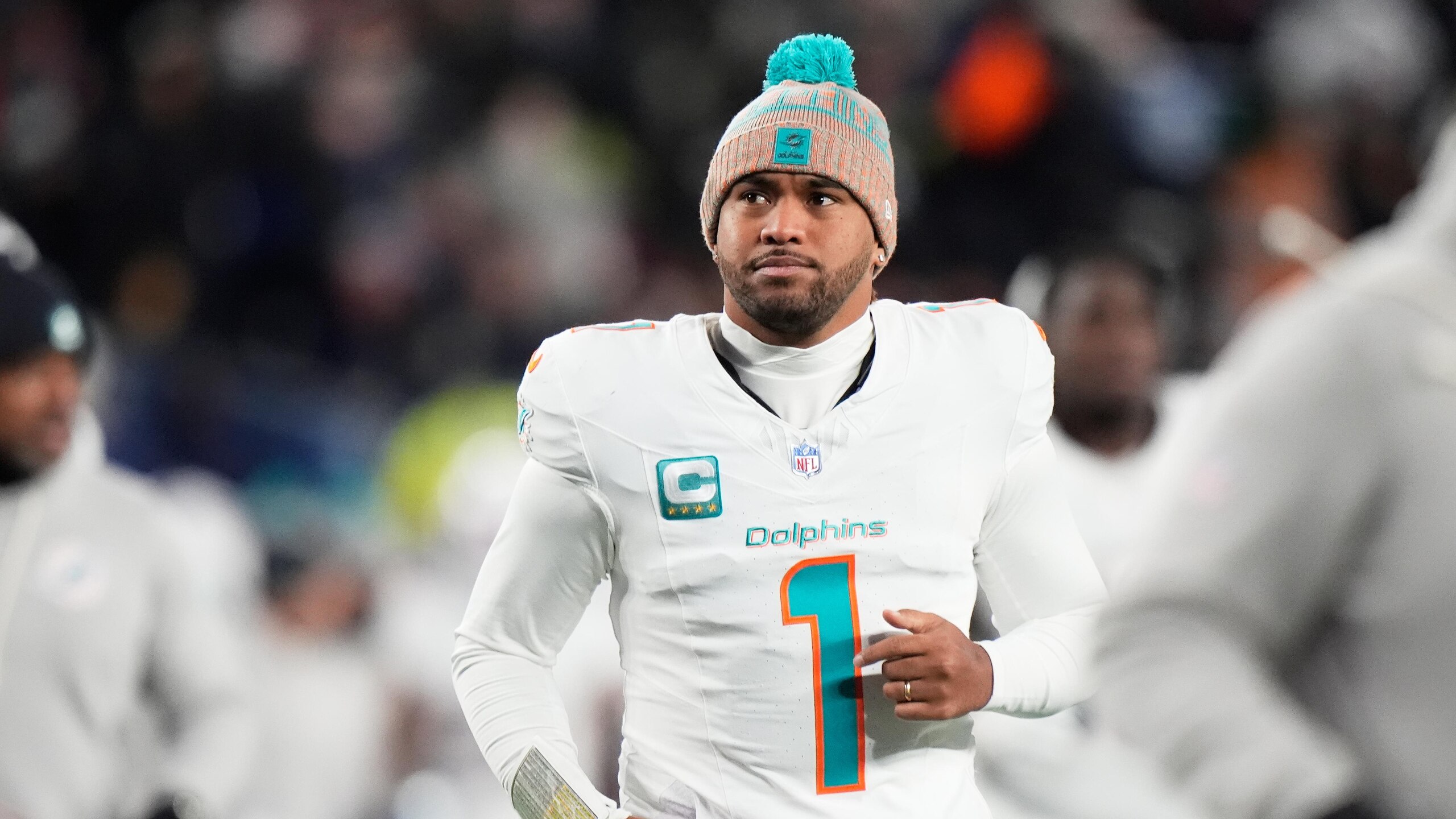 Dolphins-Tagovailoa Released Football