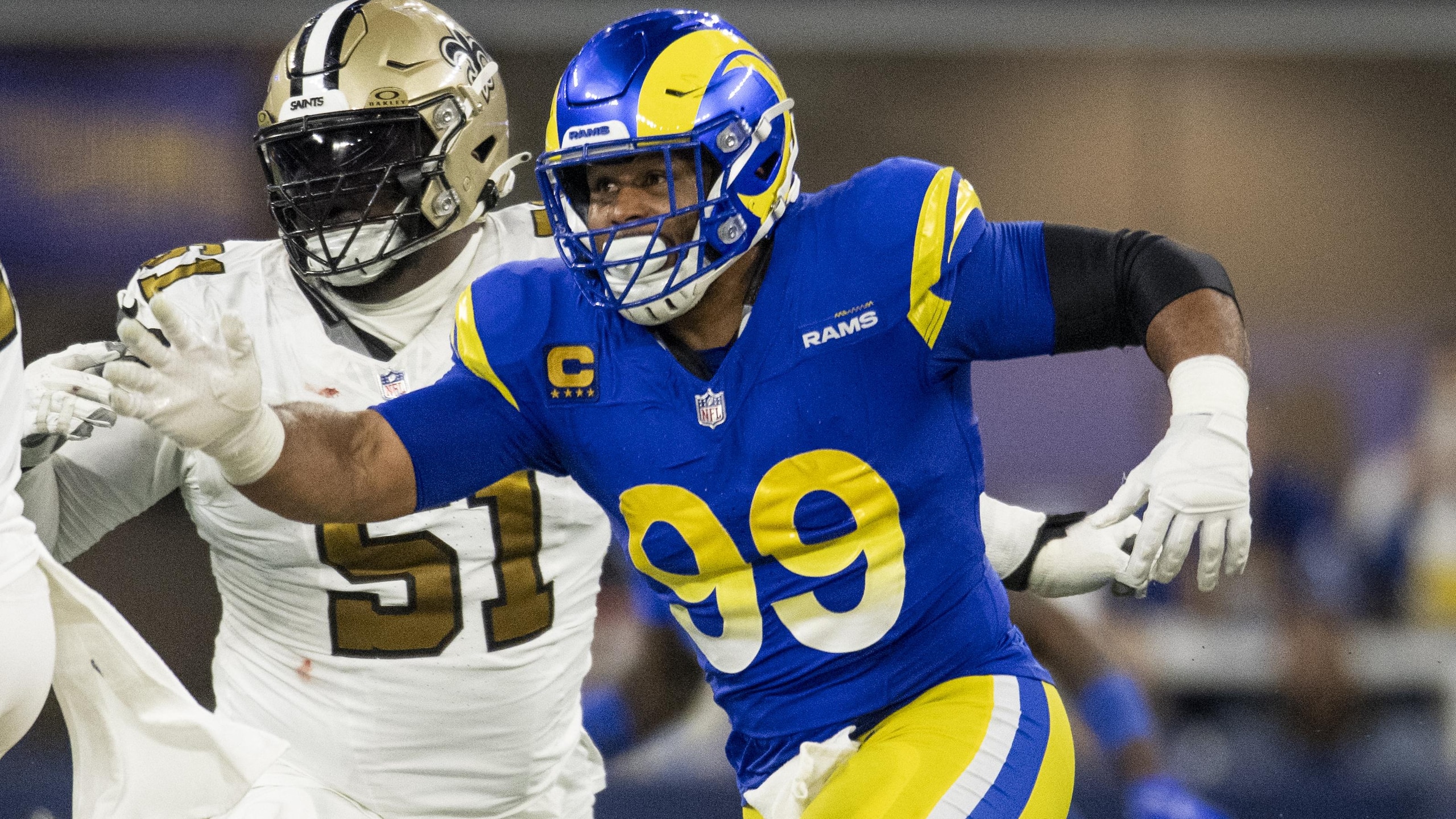 Saints Rams Football