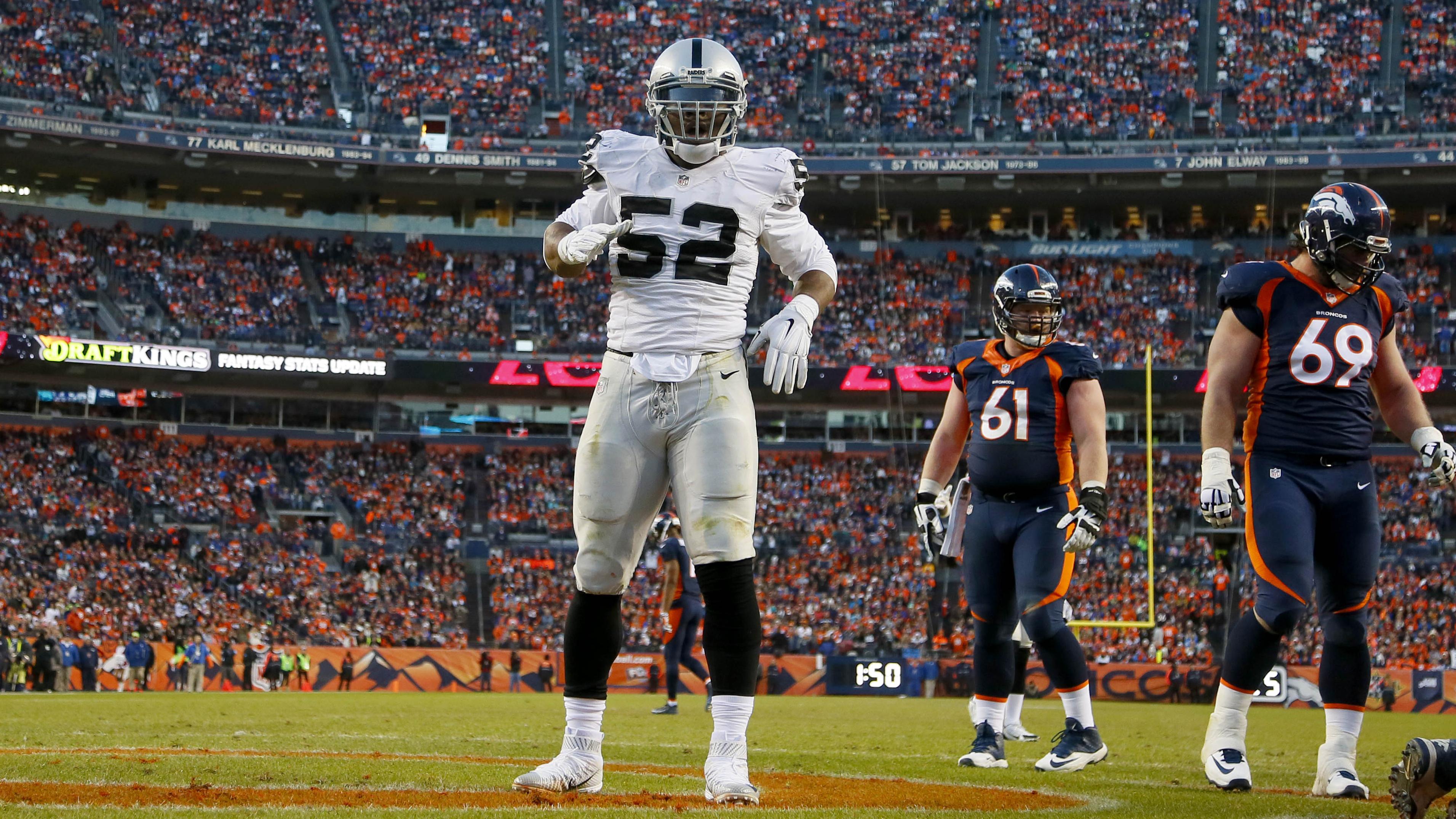 Raiders Broncos Football