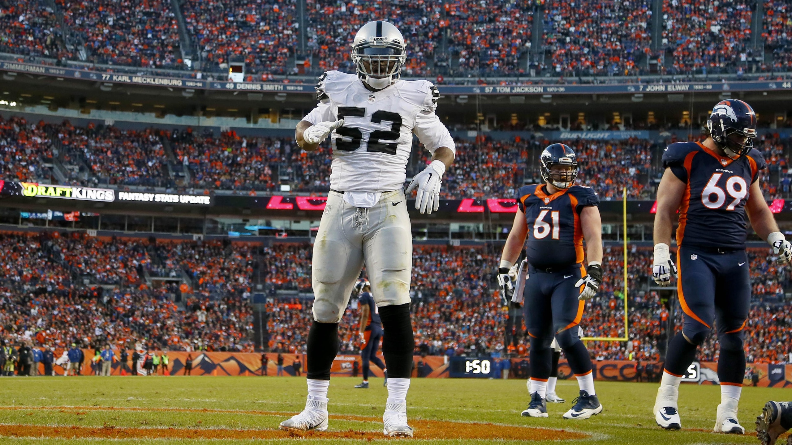 Raiders Broncos Football