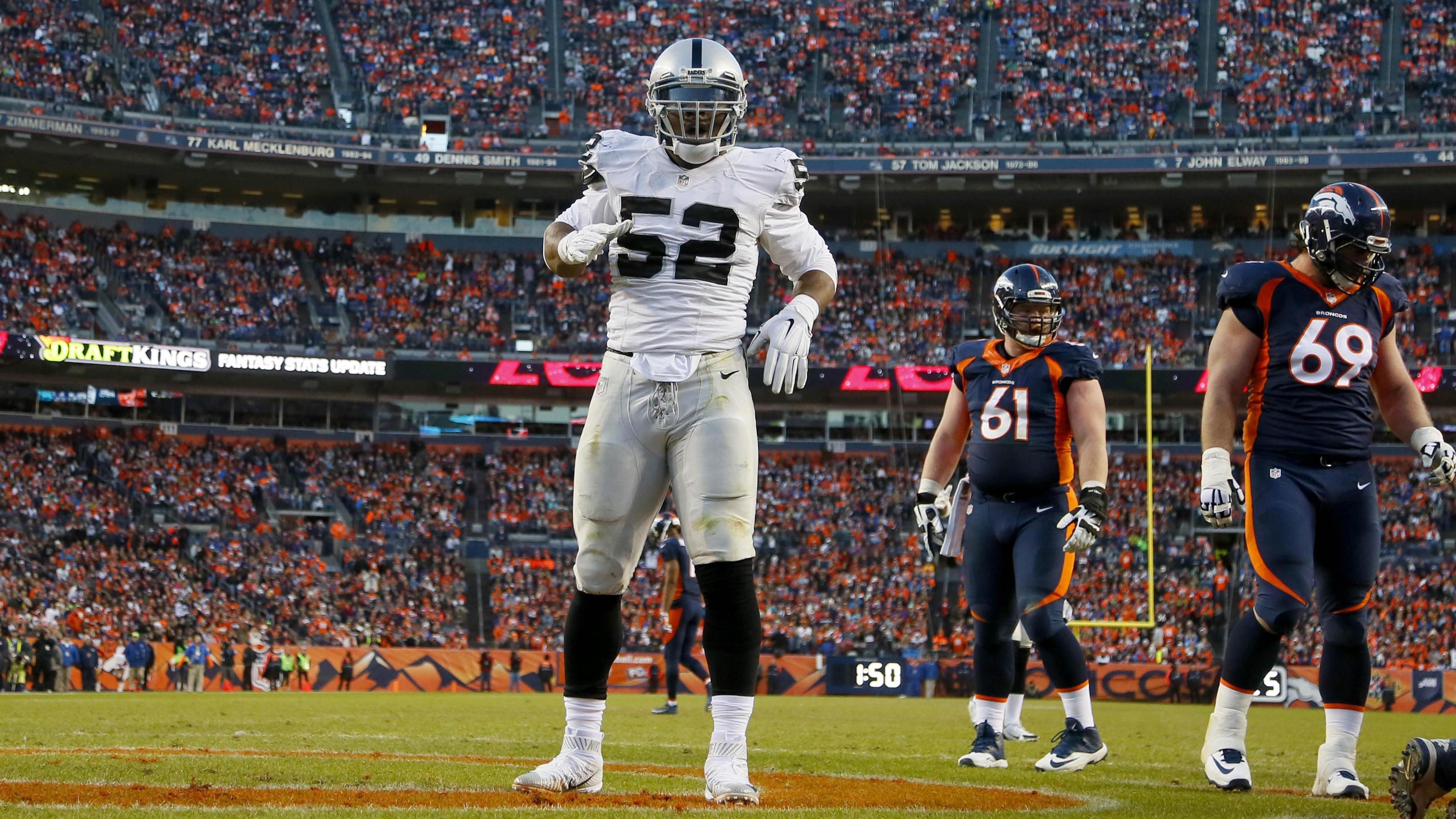 Raiders Broncos Football