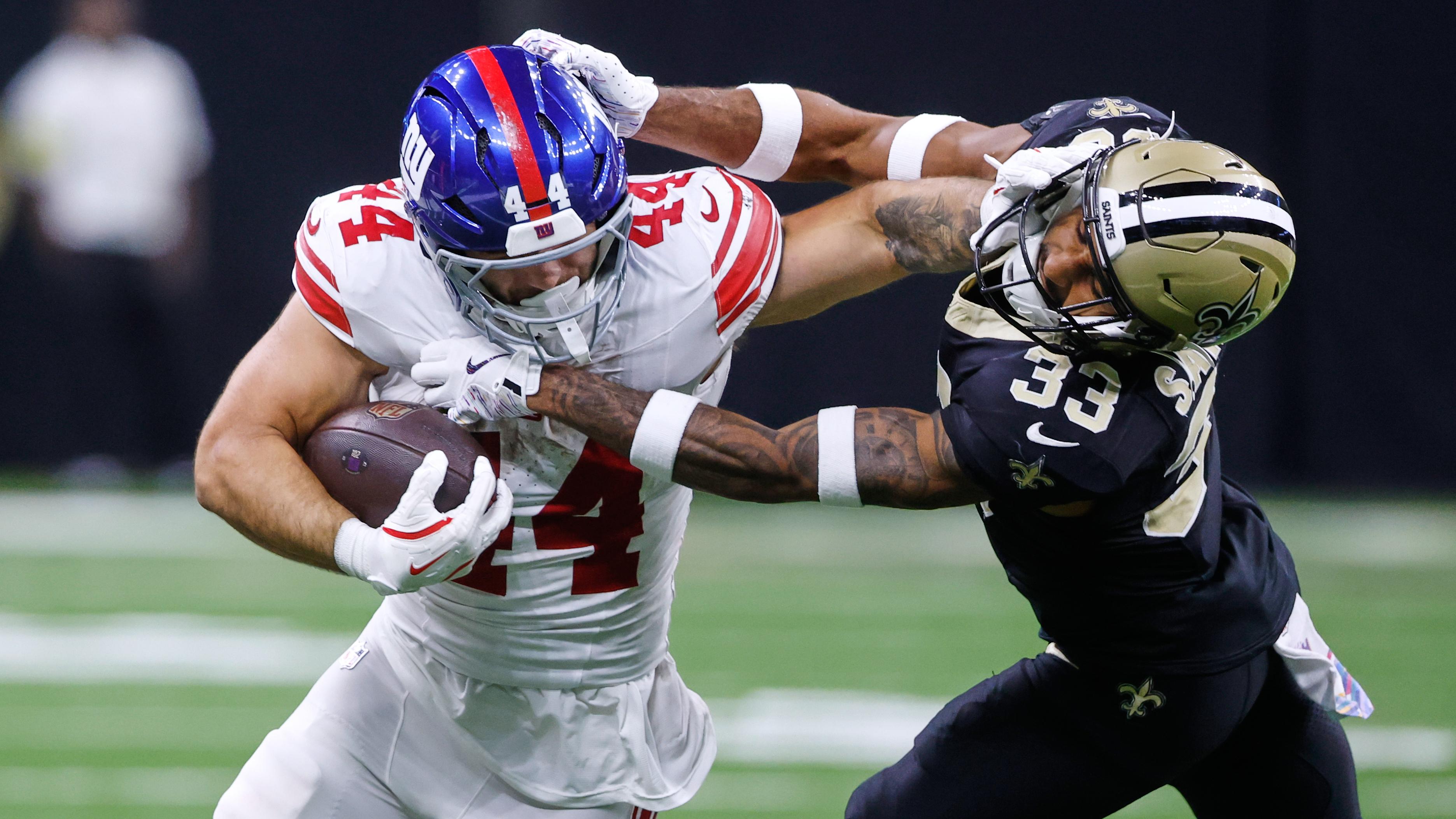 APTOPIX Giants Saints Football
