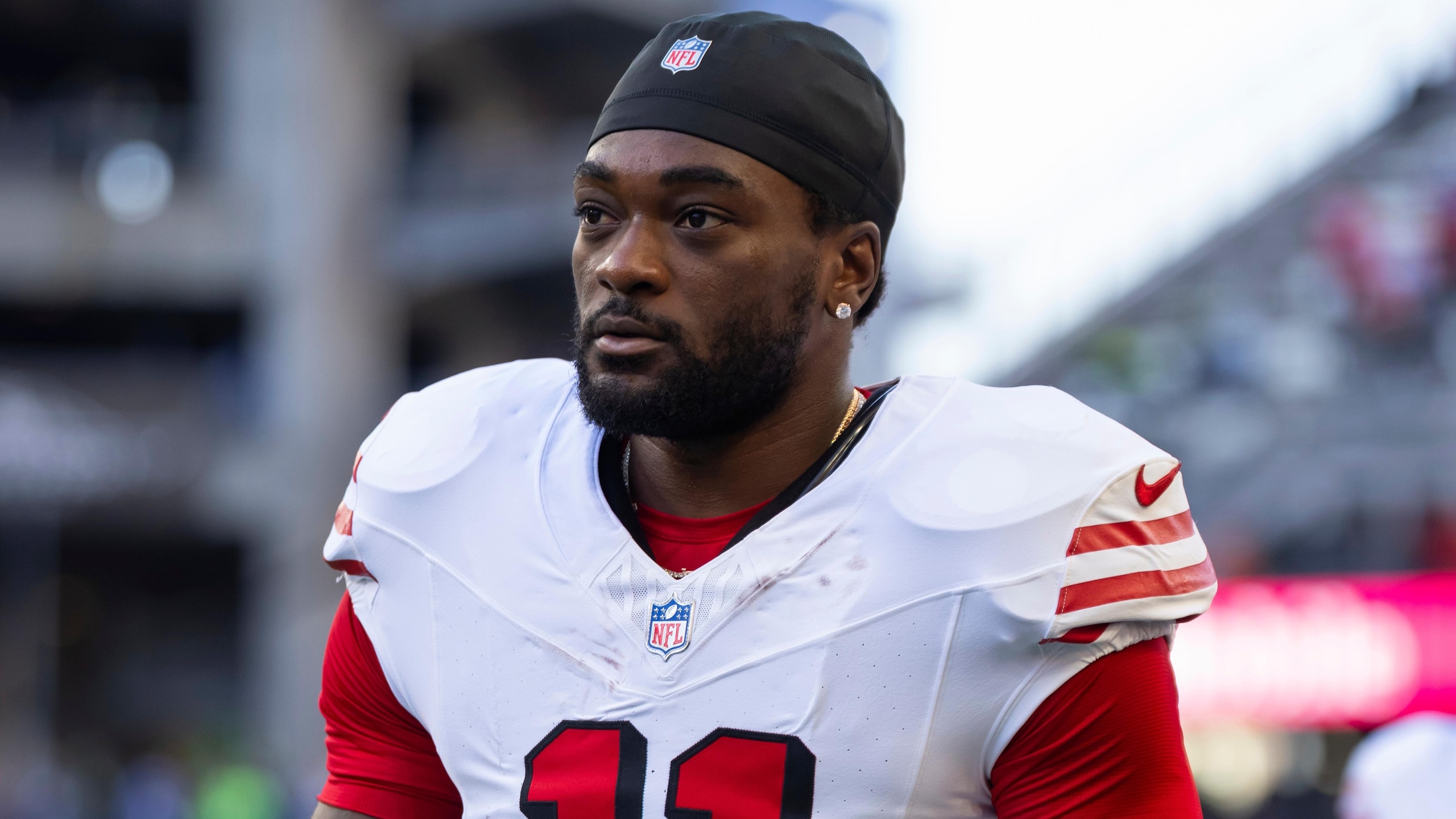49ers Aiyuk Arrest Football