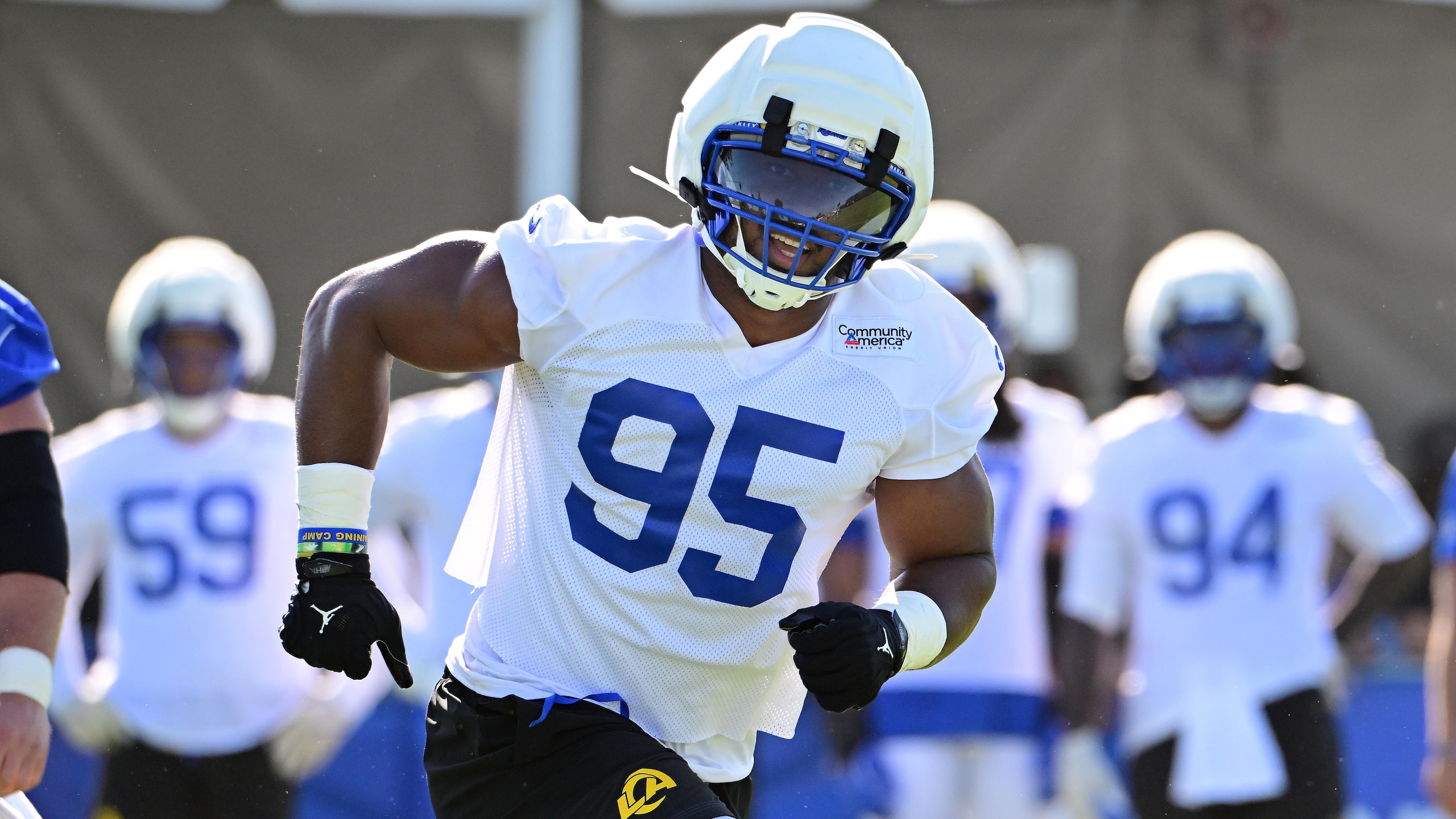 Rams Camp Football