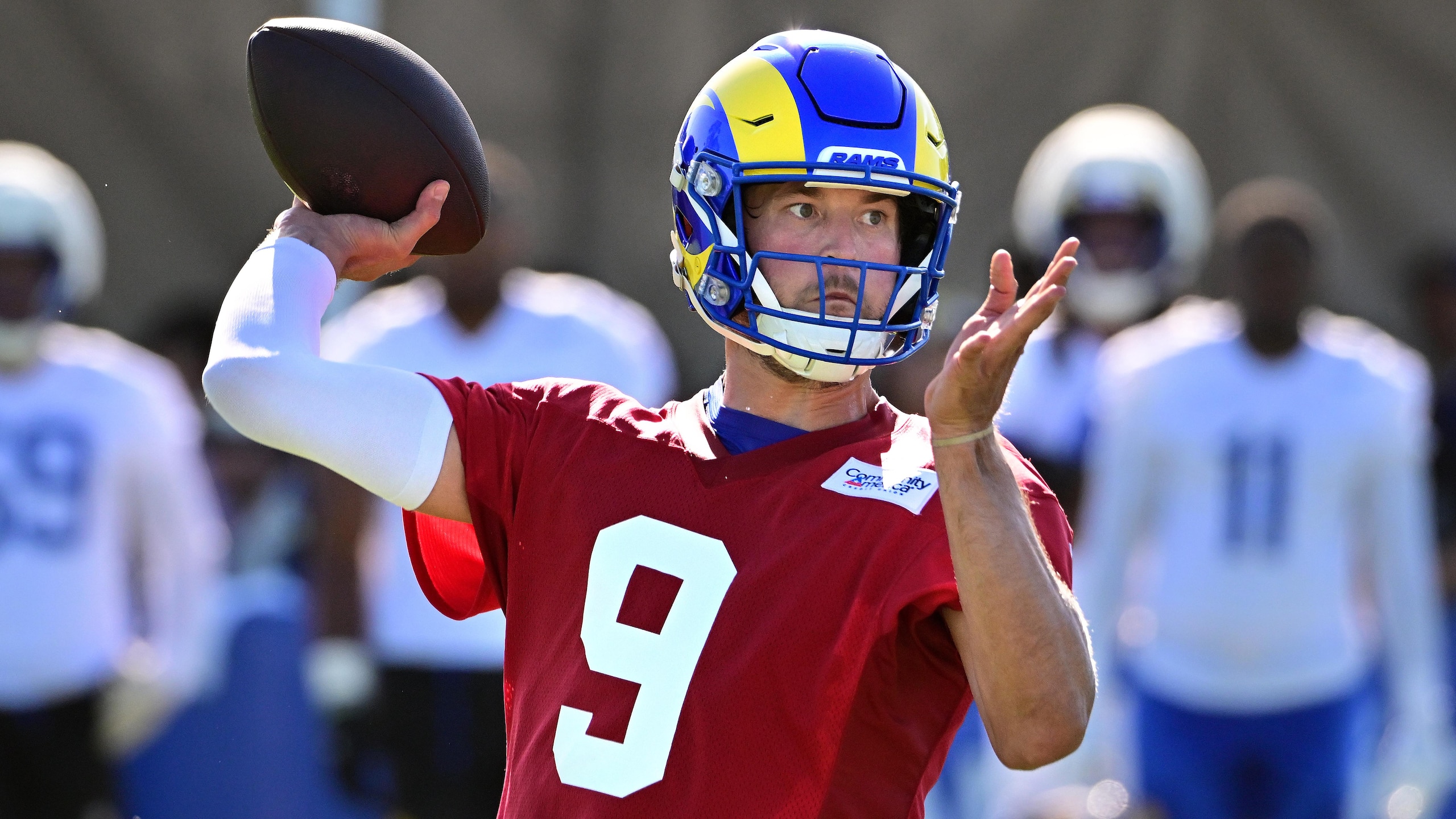 Rams Camp Football