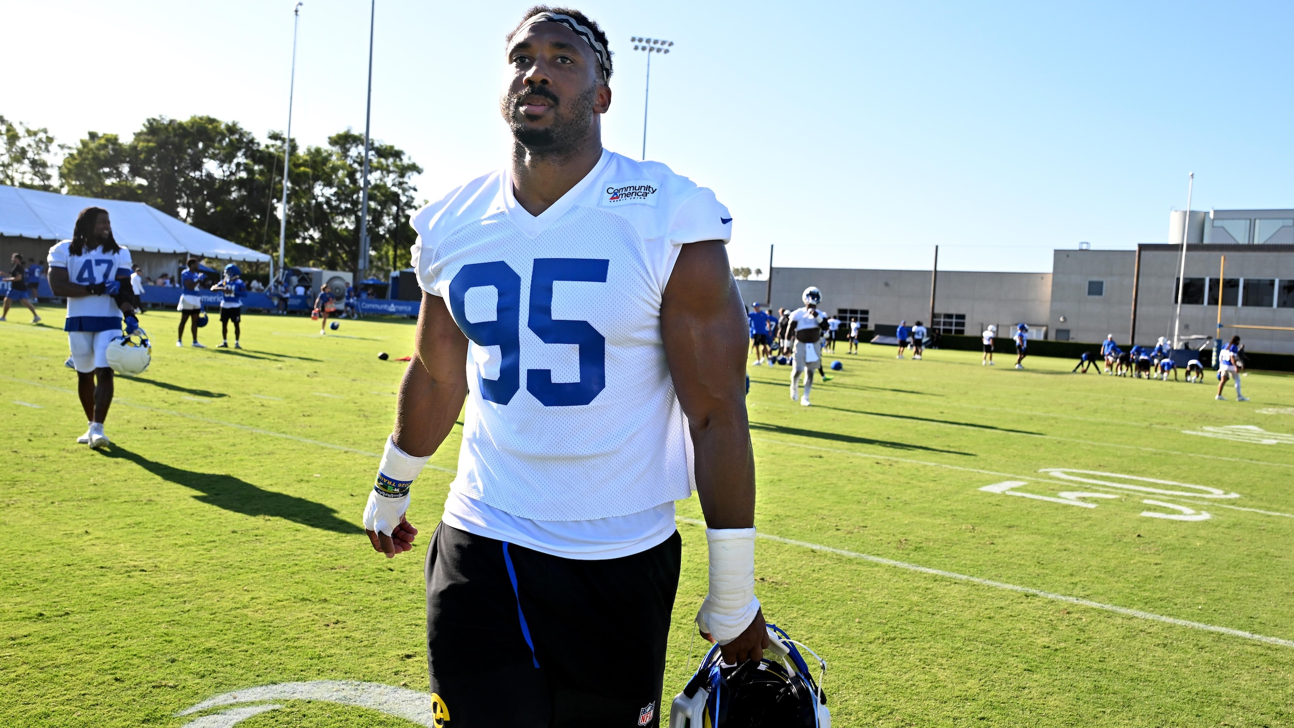 Rams Camp Football