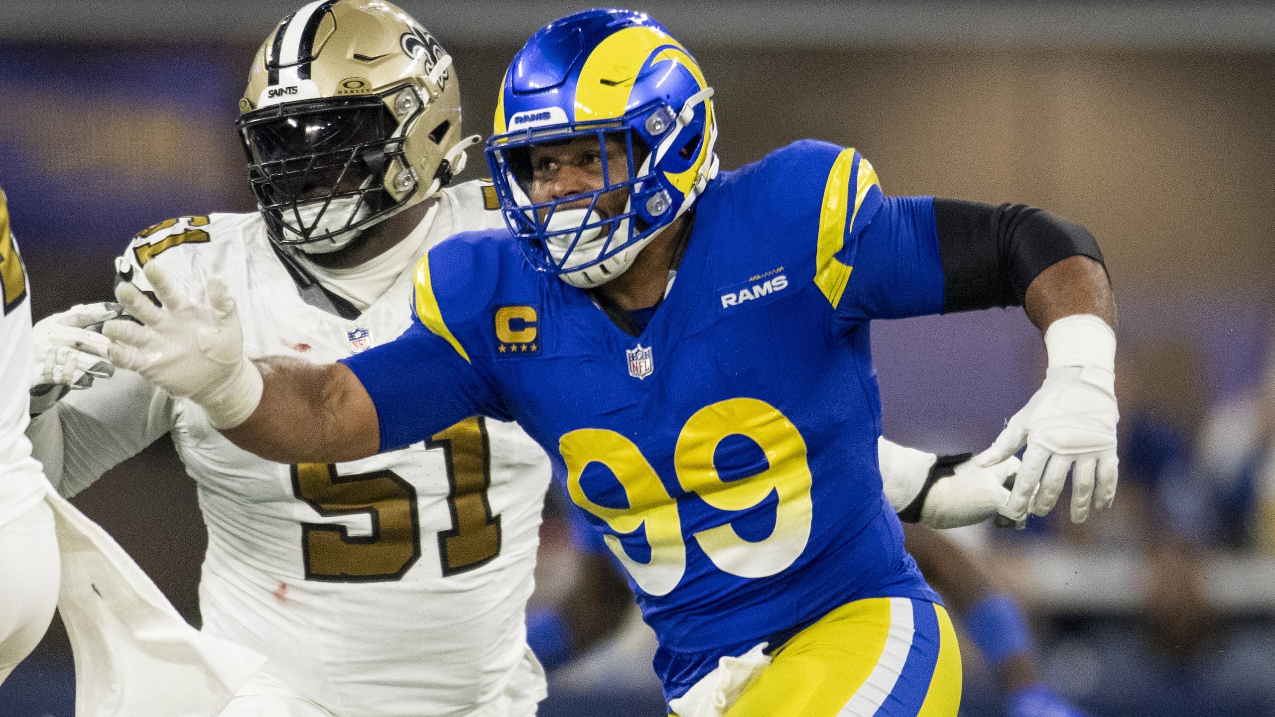 Saints Rams Football