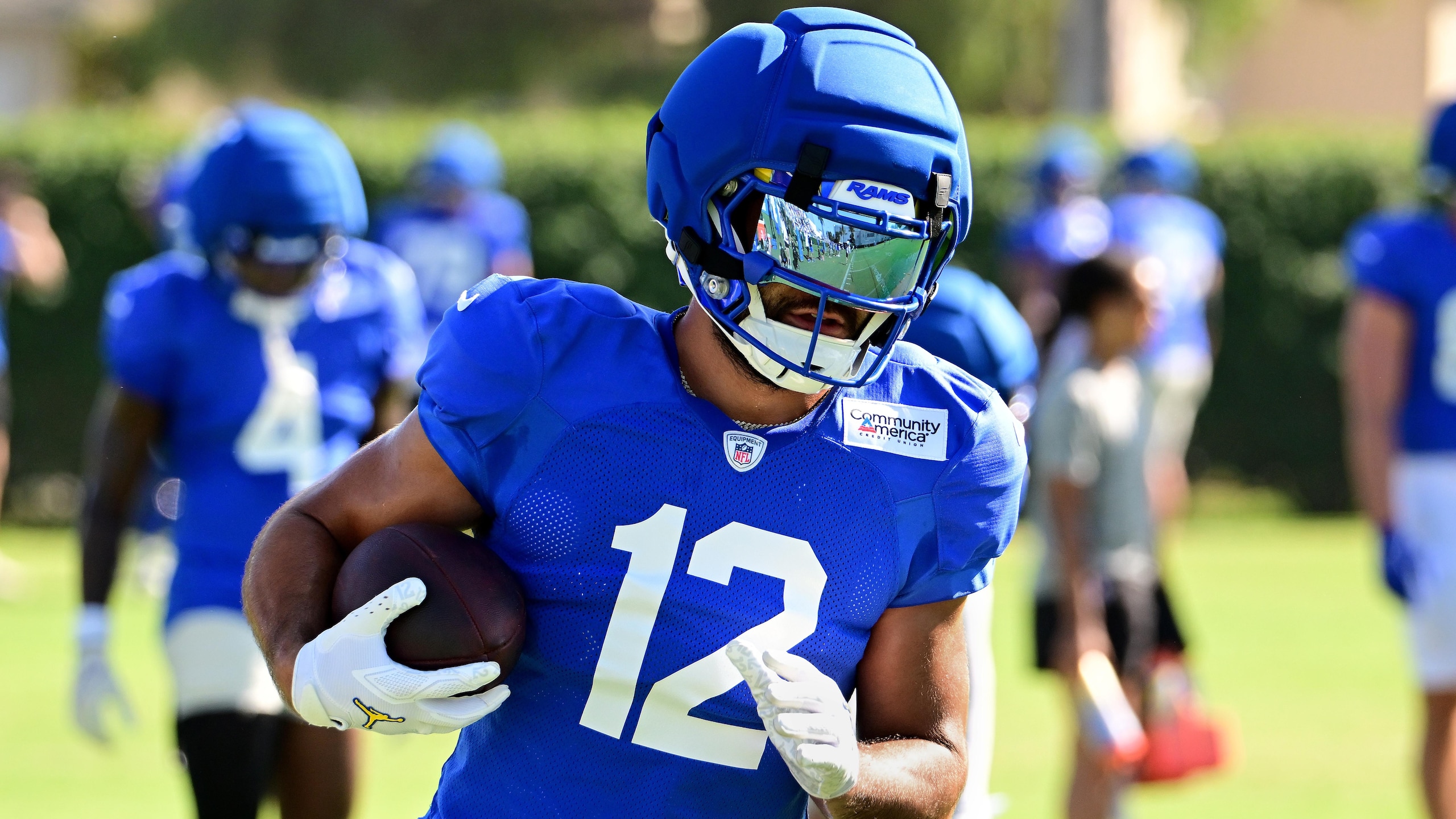 Rams Camp Football