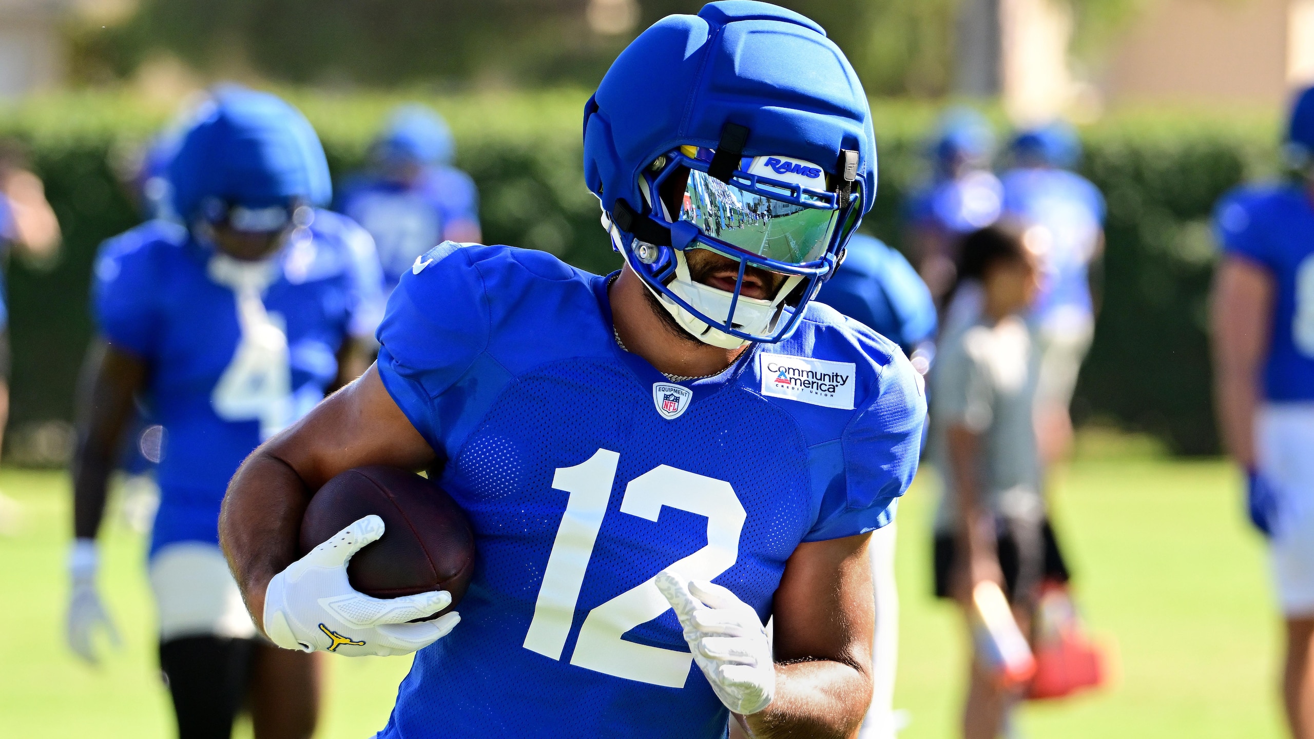 Rams Camp Football