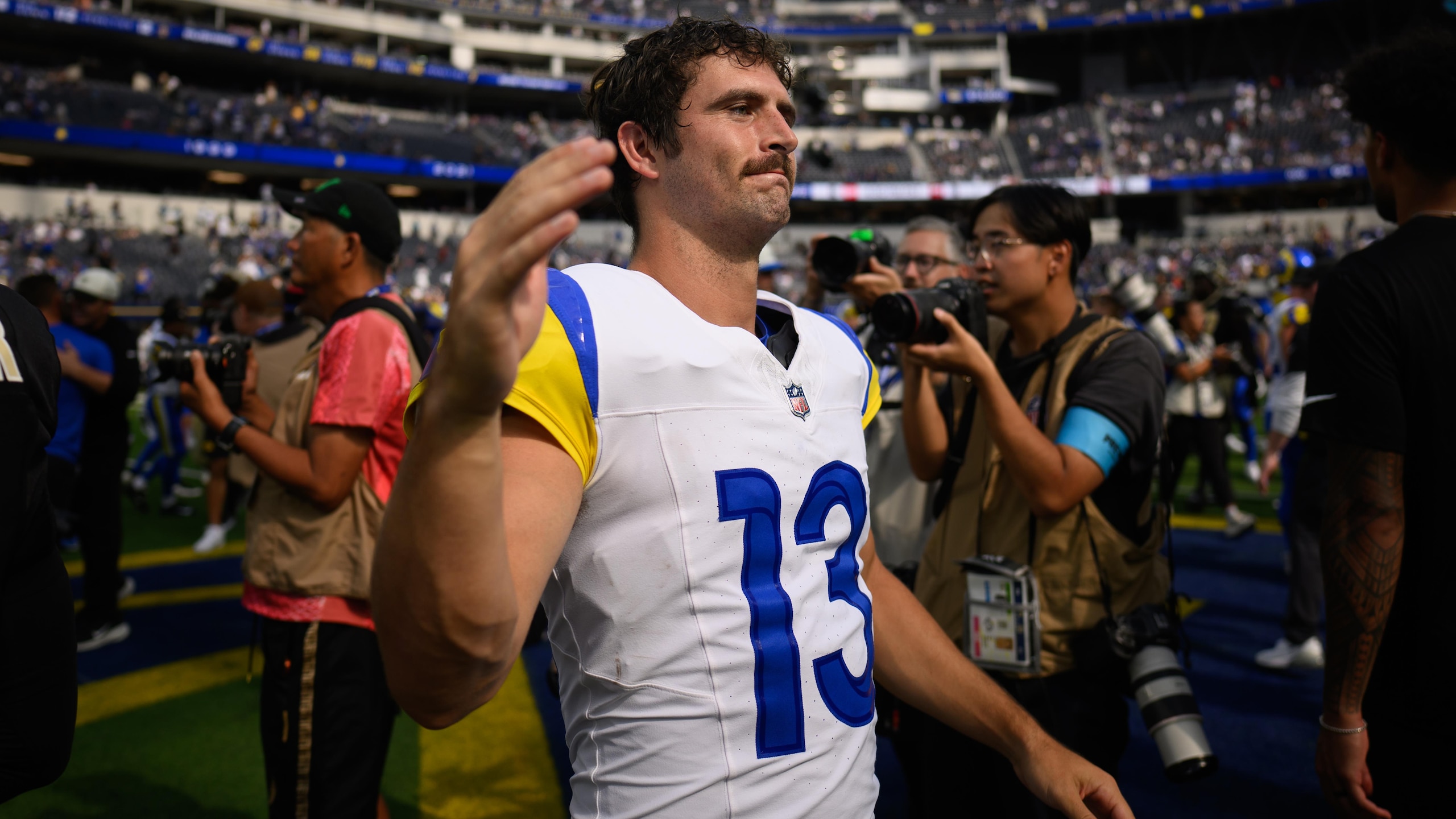 Saints Rams Football
