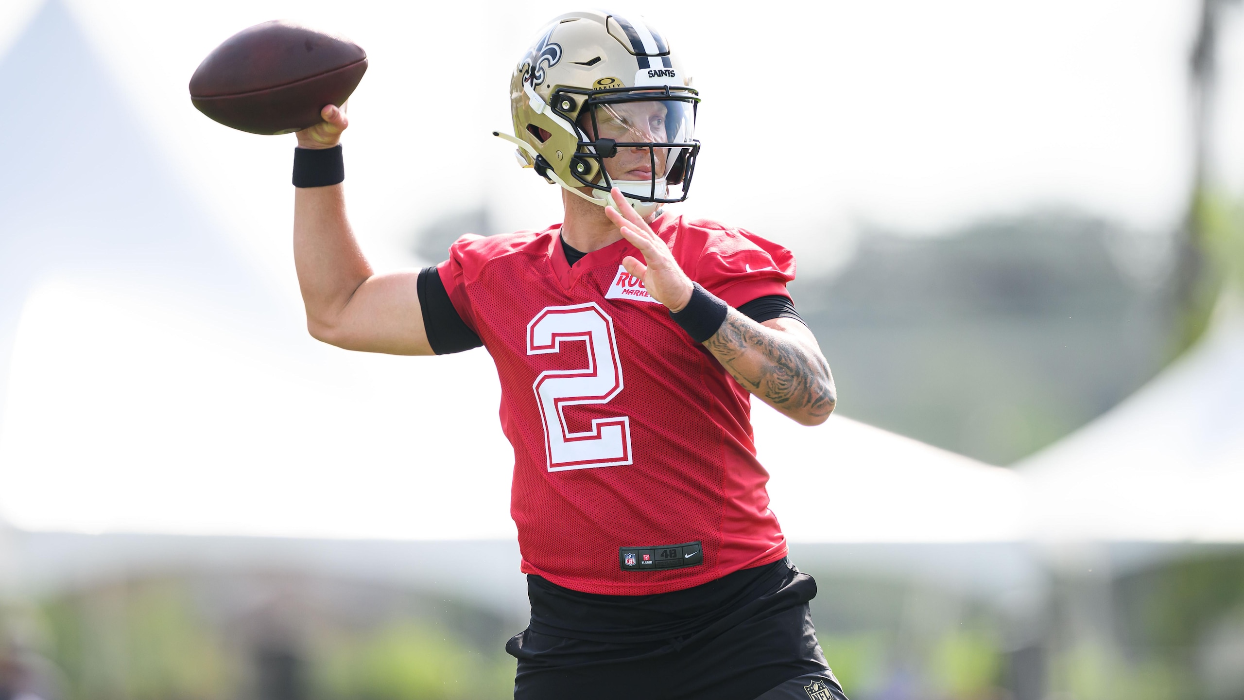 Saints Camp Football