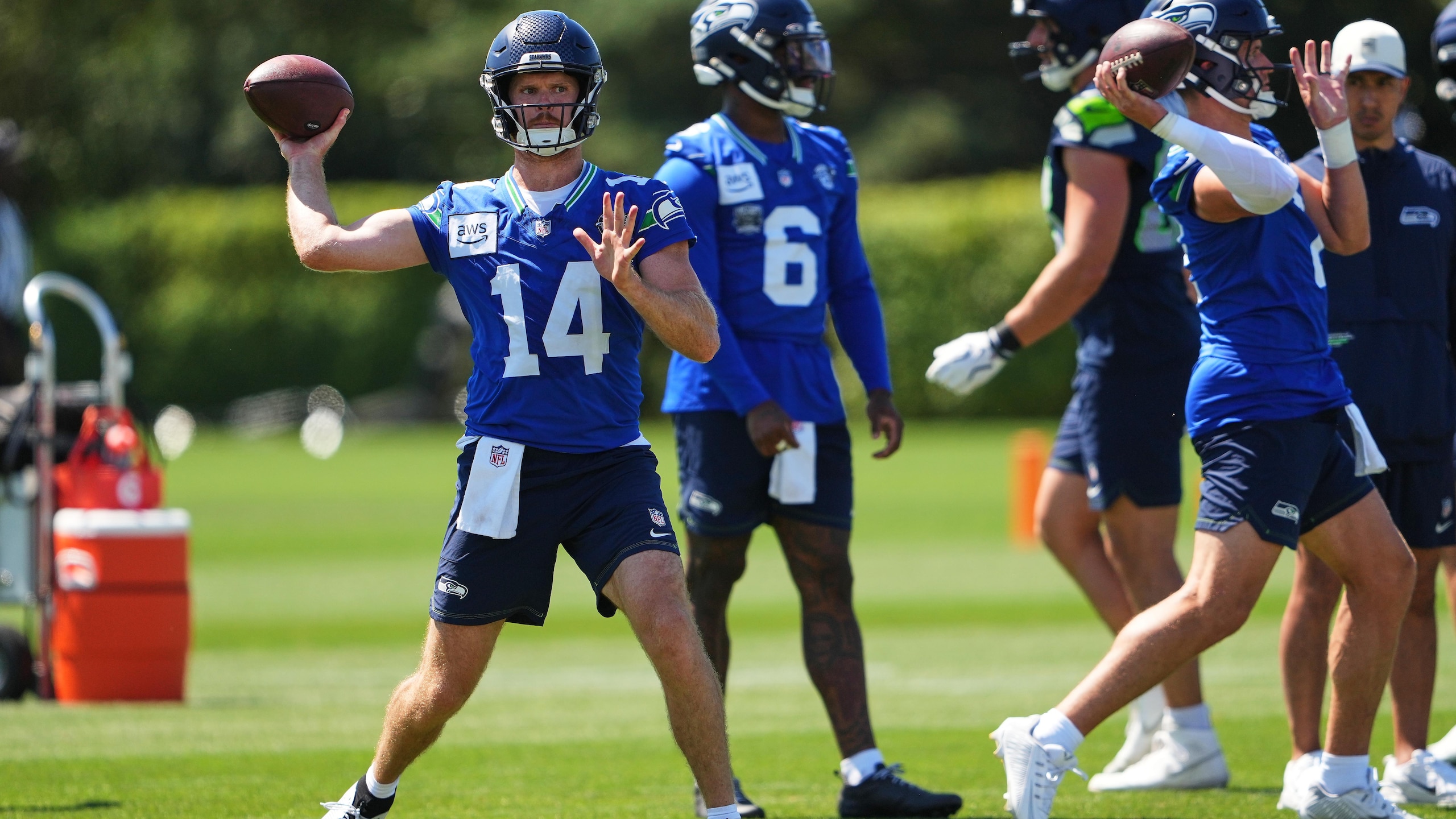 Seahawks Camp Football