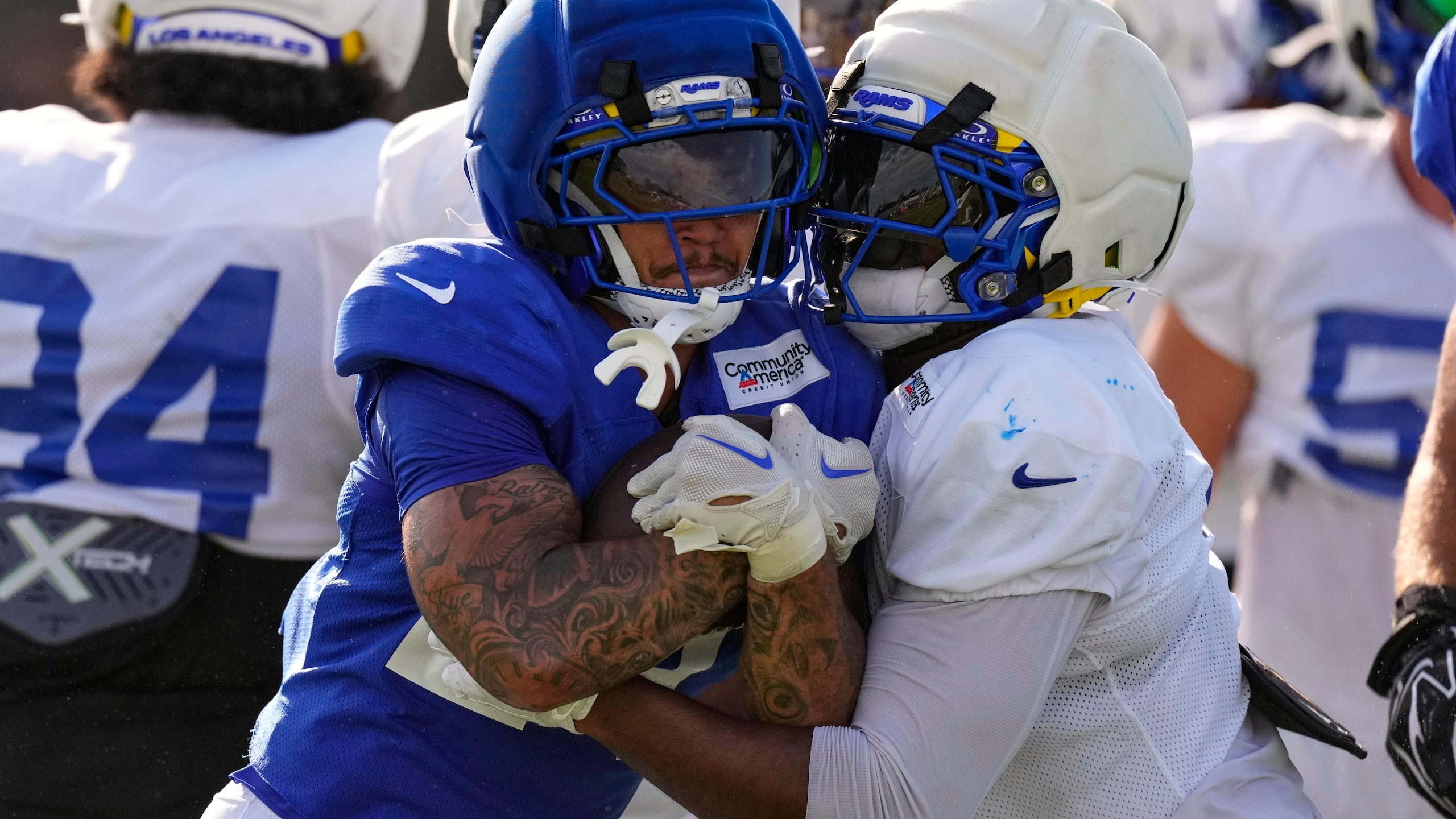 Rams Camp Football