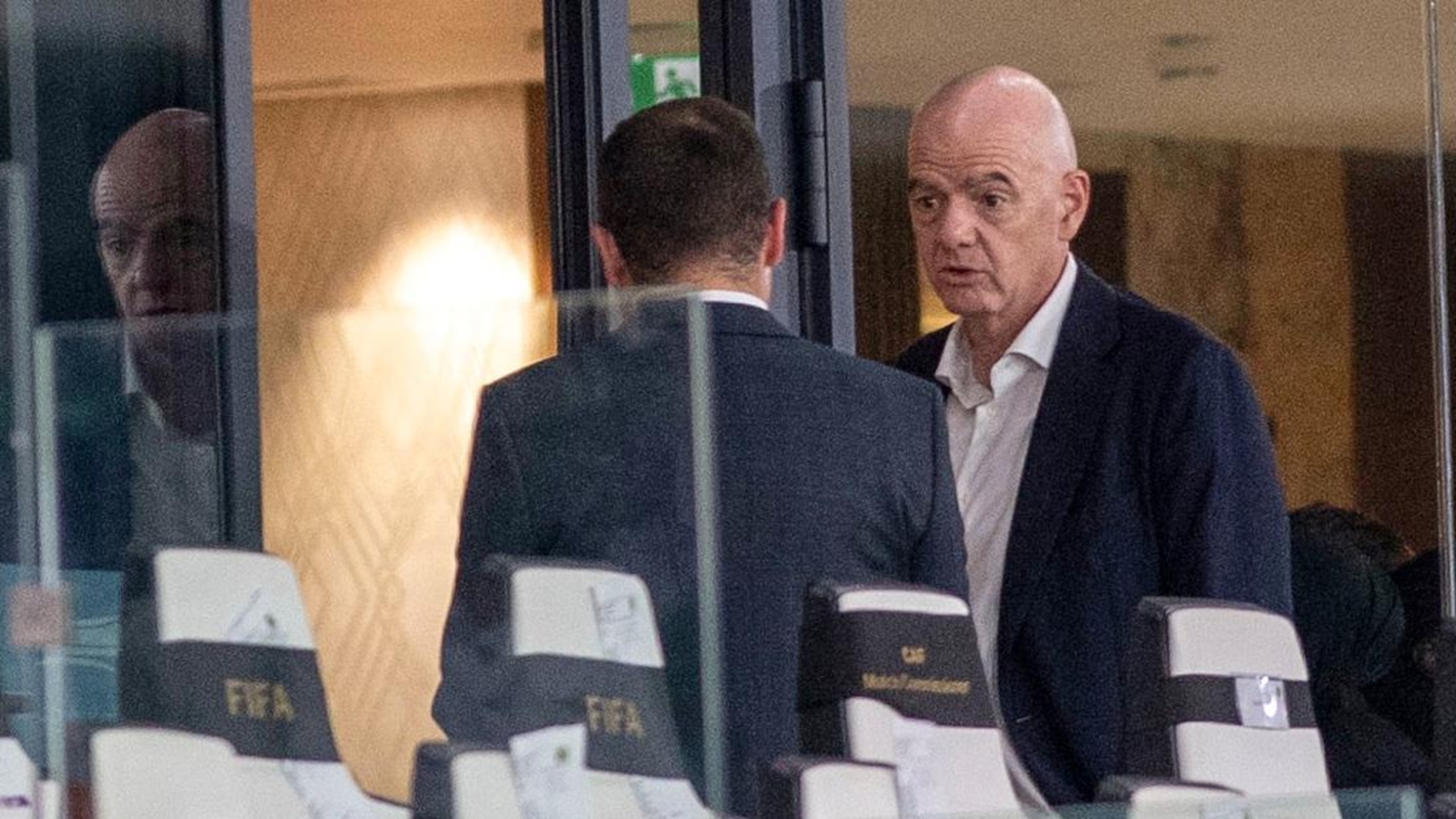 APTOPIX Morocco FIFA Infantino Soccer