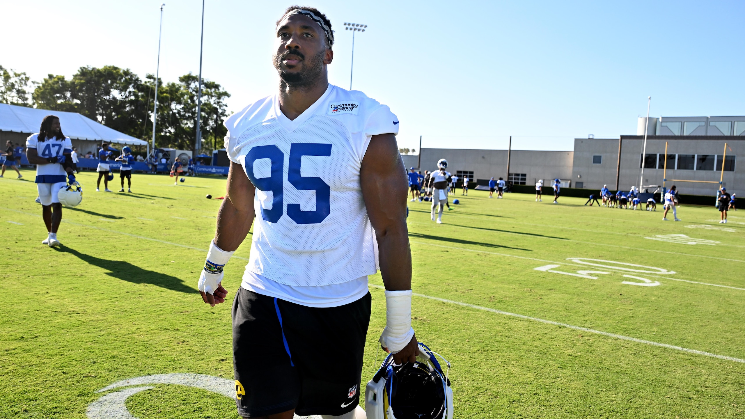 Rams Camp Football