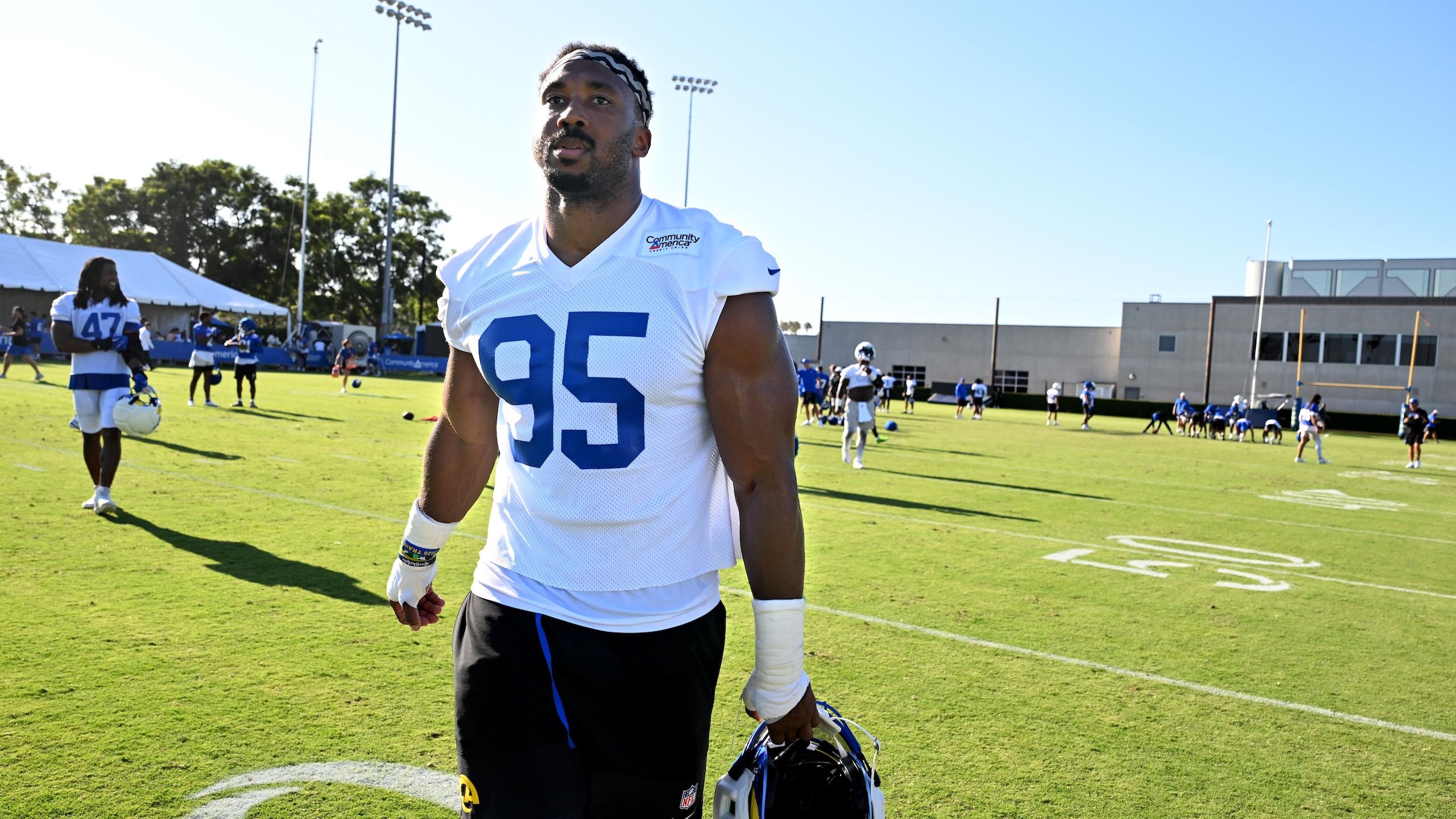 Rams Camp Football