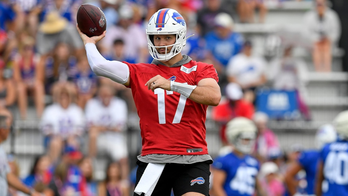 Watch Josh Allen Run Out at Bills' New Highmark Stadium in Nickel City Uniform for 1st Time on Video
