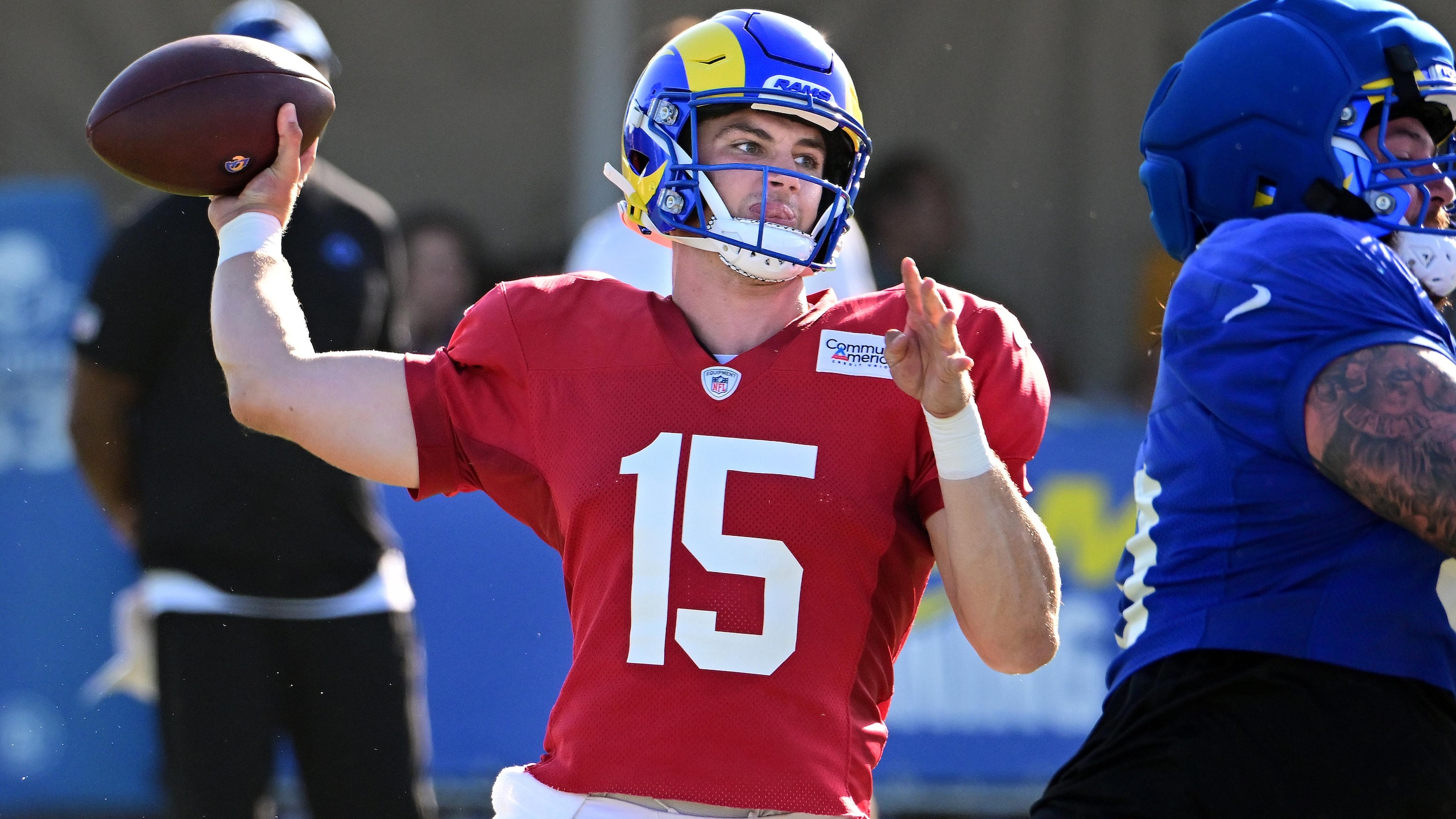 Rams Camp Football