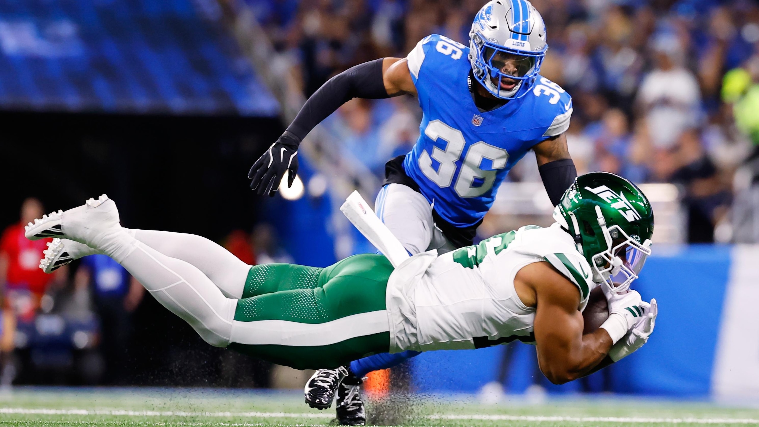 APTOPIX Jets Lions Football