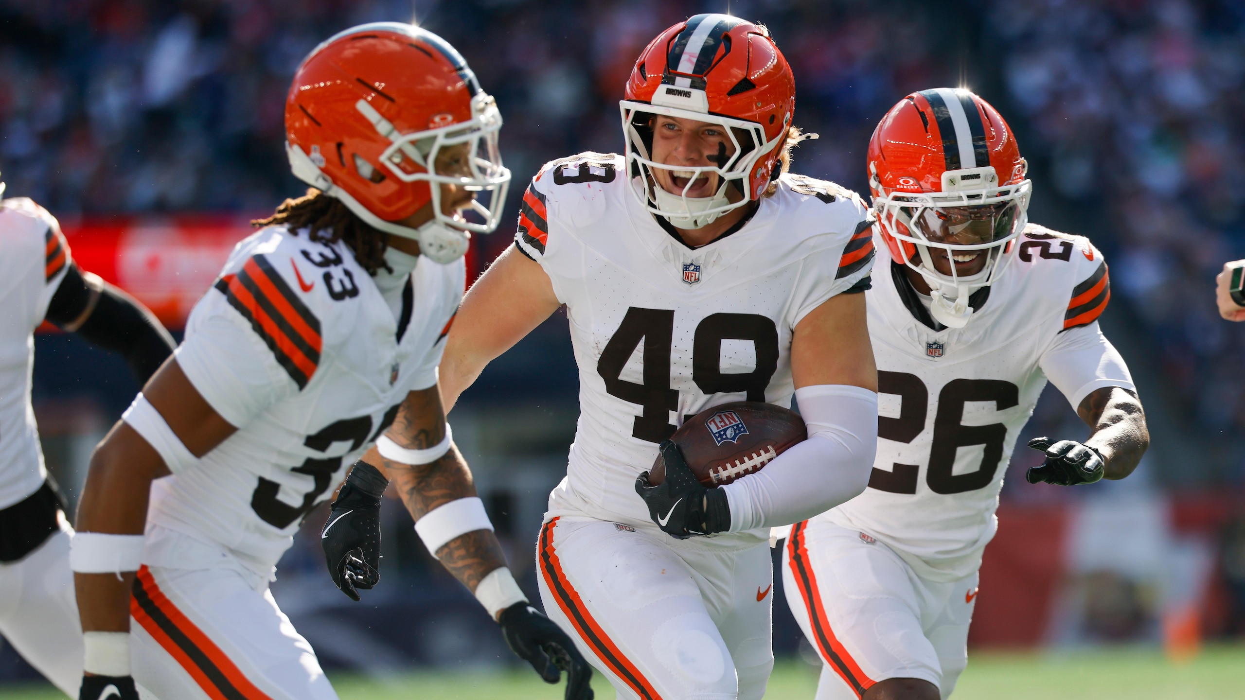 Browns Patriots Football